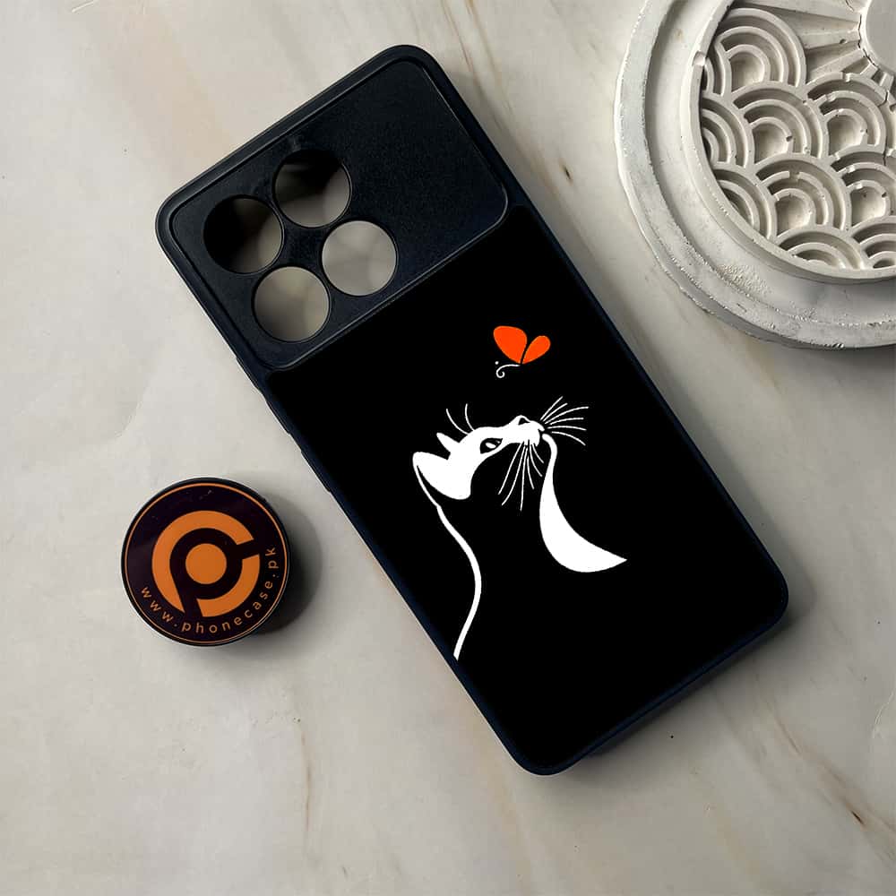 Xiaomi Poco F6 Pro - Minimalistic Design Series - Premium Metal Printed soft Bumper shock Proof Case