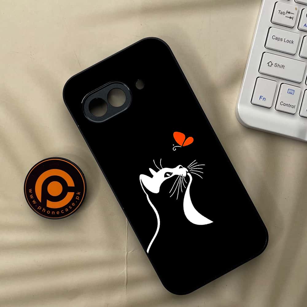 Google Pixel 9a - Minimalistic Design Series - Premium Metal Printed soft Bumper Shock Proof Case