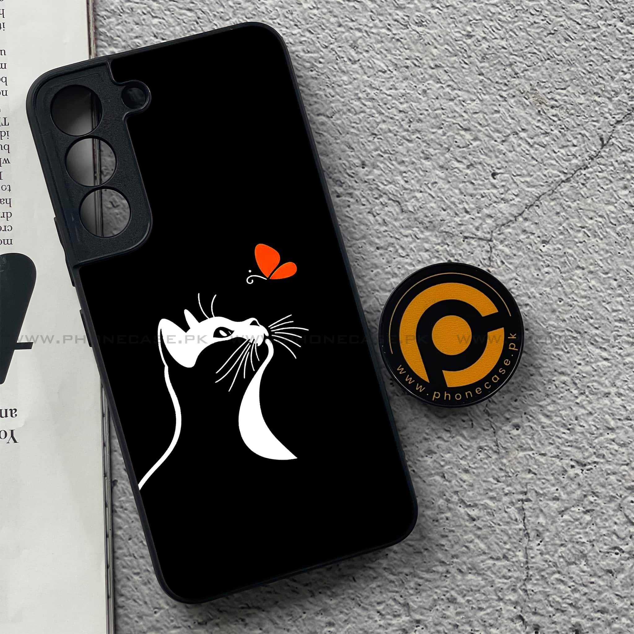 Samsung Galaxy S22 - Minimalistic Design Series - Premium Metal Printed soft Bumper shock Proof Case