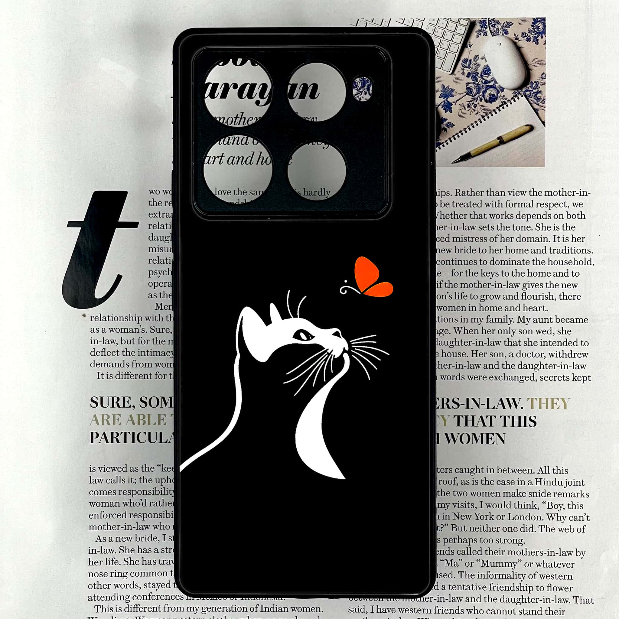 Infinix Note 40 Pro Plus - Minimalistic Design Series - Premium Metal Printed soft Bumper shock Proof Case