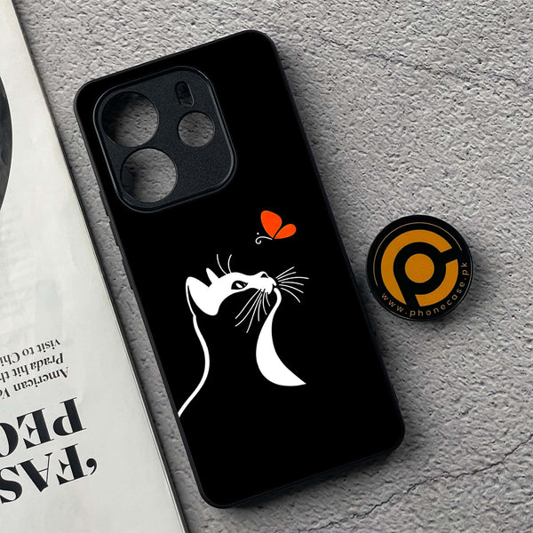 Xiaomi Redmi Note 14 - Minimalistic Design 3- Premium Printed Glass soft Bumper shock Proof Case  CS-36527