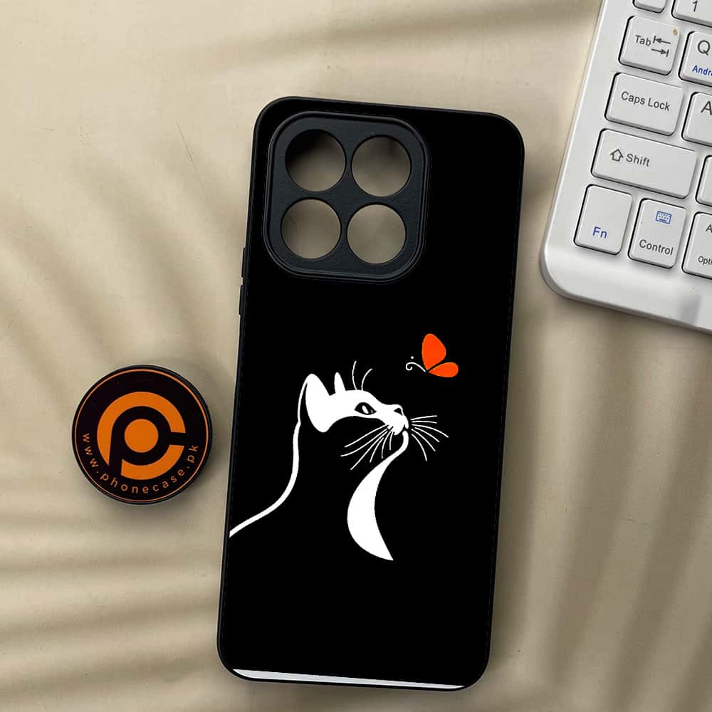 Honor X5b Plus - Minimalistic Design Series - Premium Metal  Printed soft Bumper shock Proof Case