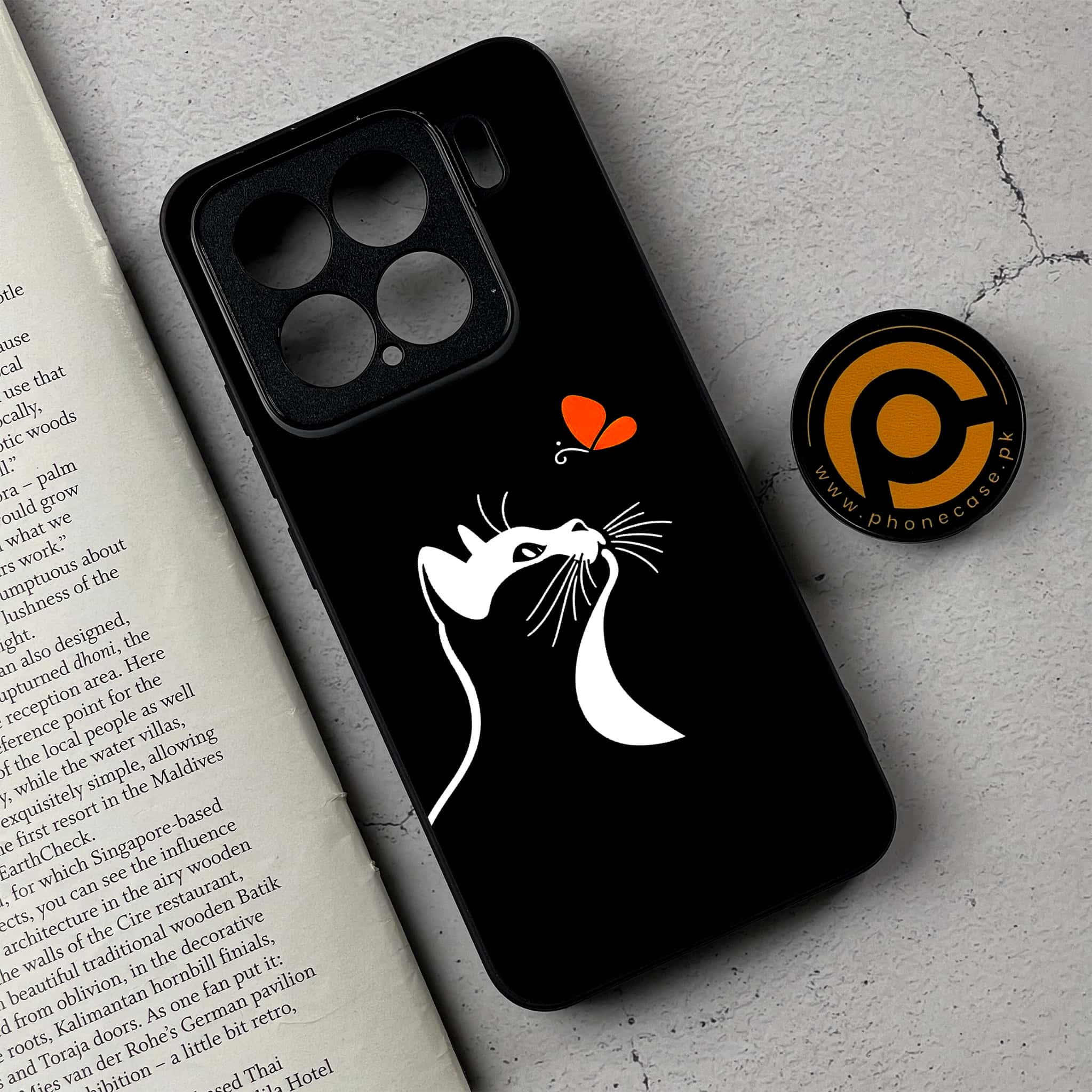 Xiaomi 15 - Minimalistic Design - Premium Metal Printed soft Bumper shock Proof Case