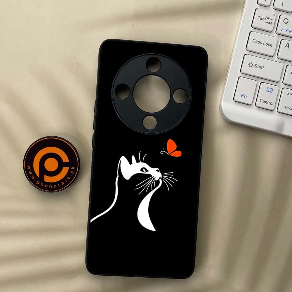 HONOR X9b 5G - Minimalistic Design Series - Premium Metal  Printed soft Bumper shock Proof Case