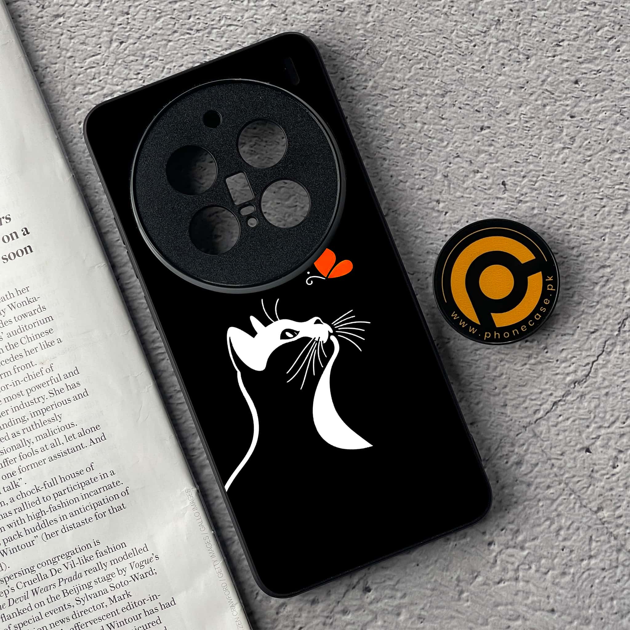 Vivo X200 Pro - Minimalistic Design Series - Premium Metal  Printed soft Bumper shock Proof Case