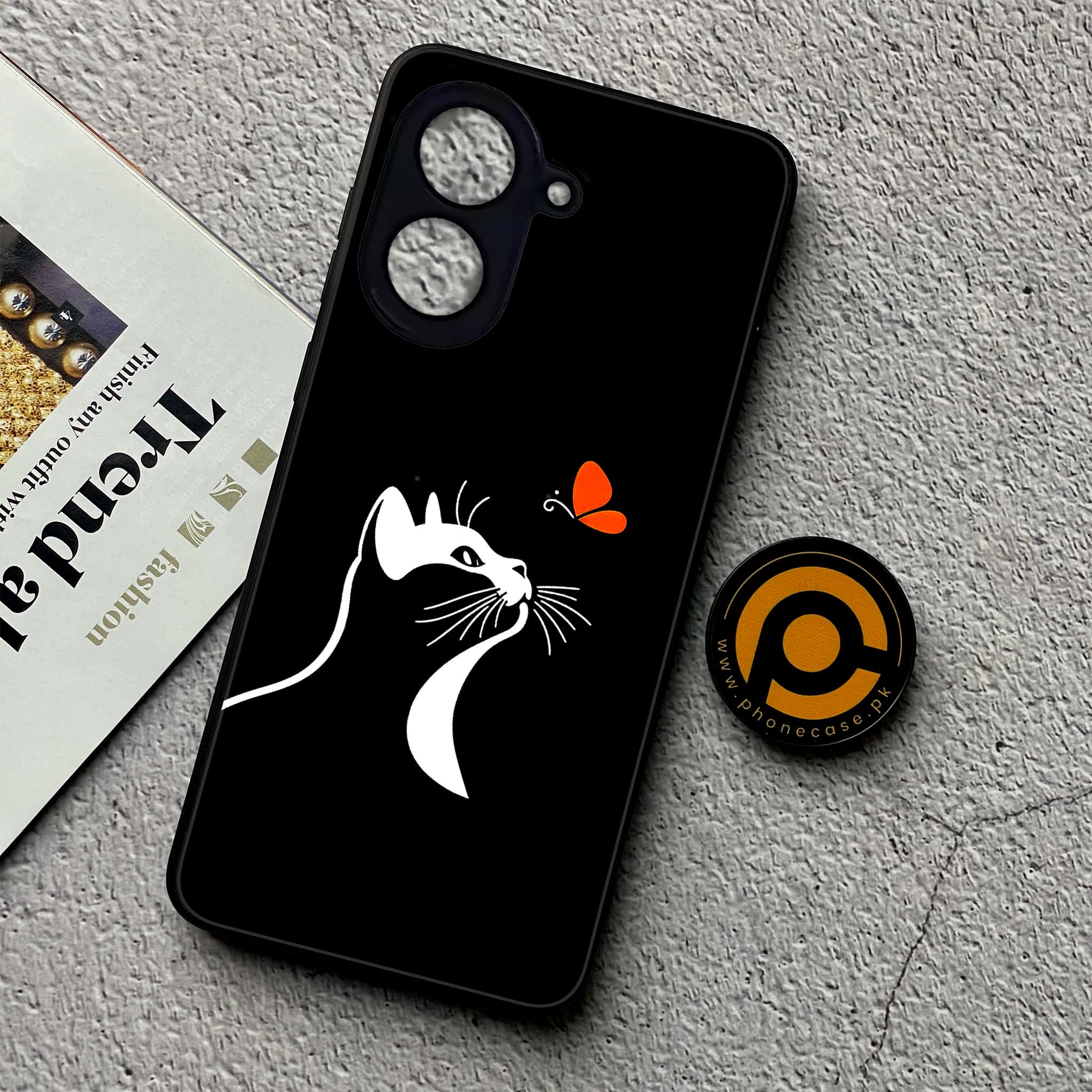 Xiaomi Redmi A5 - Minimalistic Design Series - Premium Metal Printed soft Bumper shock Proof Case