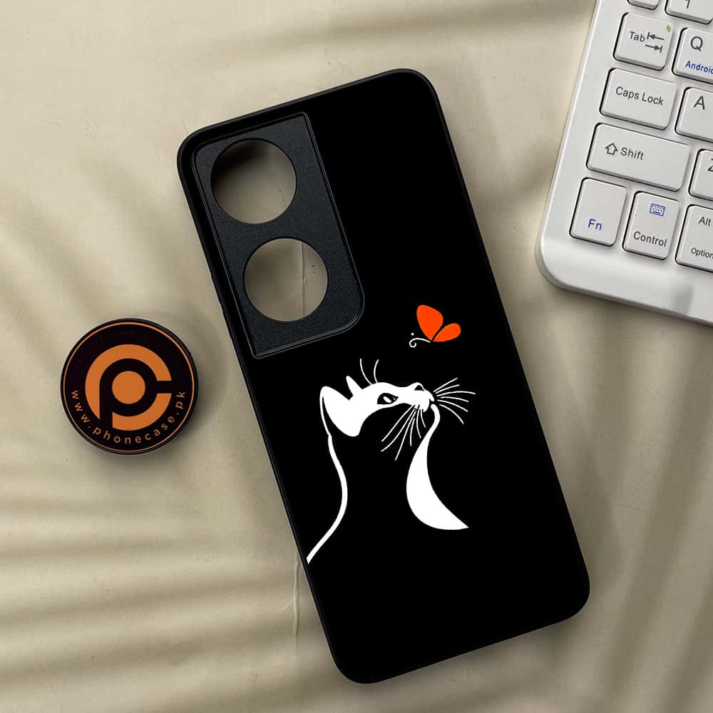 Honor X7b - Minimalistic Design Series - Premium Metal  Printed soft Bumper shock Proof Case