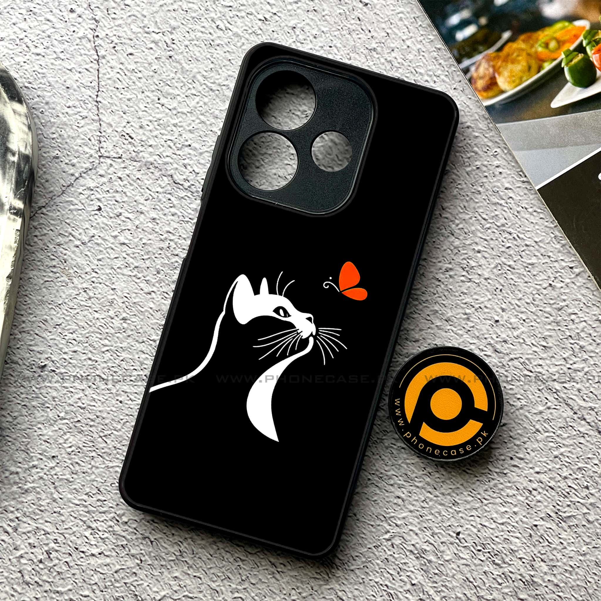 Oppo A5 Pro - Minimalistic Design - Premium Metal Printed soft Bumper shock Proof Case