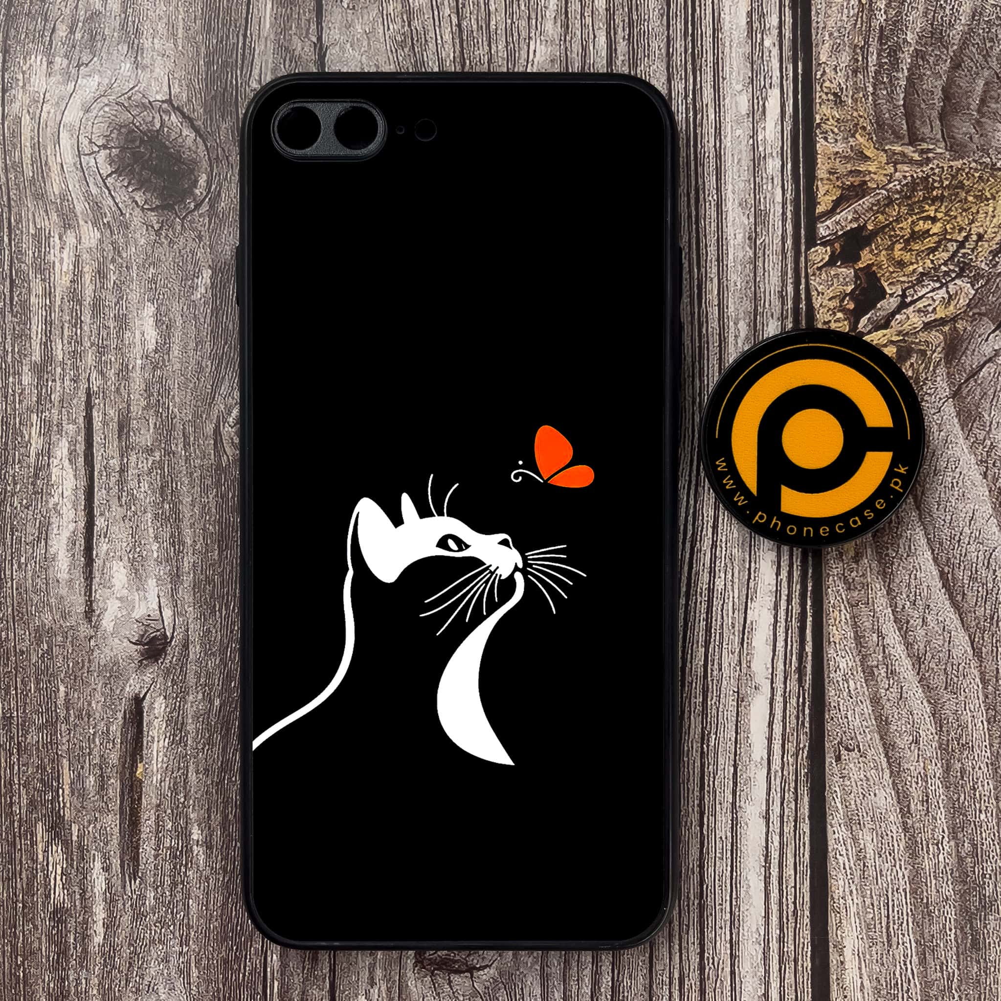 iPhone 7 Plus  - Minimalistic Design Series - Premium Metal Printed soft Bumper shock Proof Case
