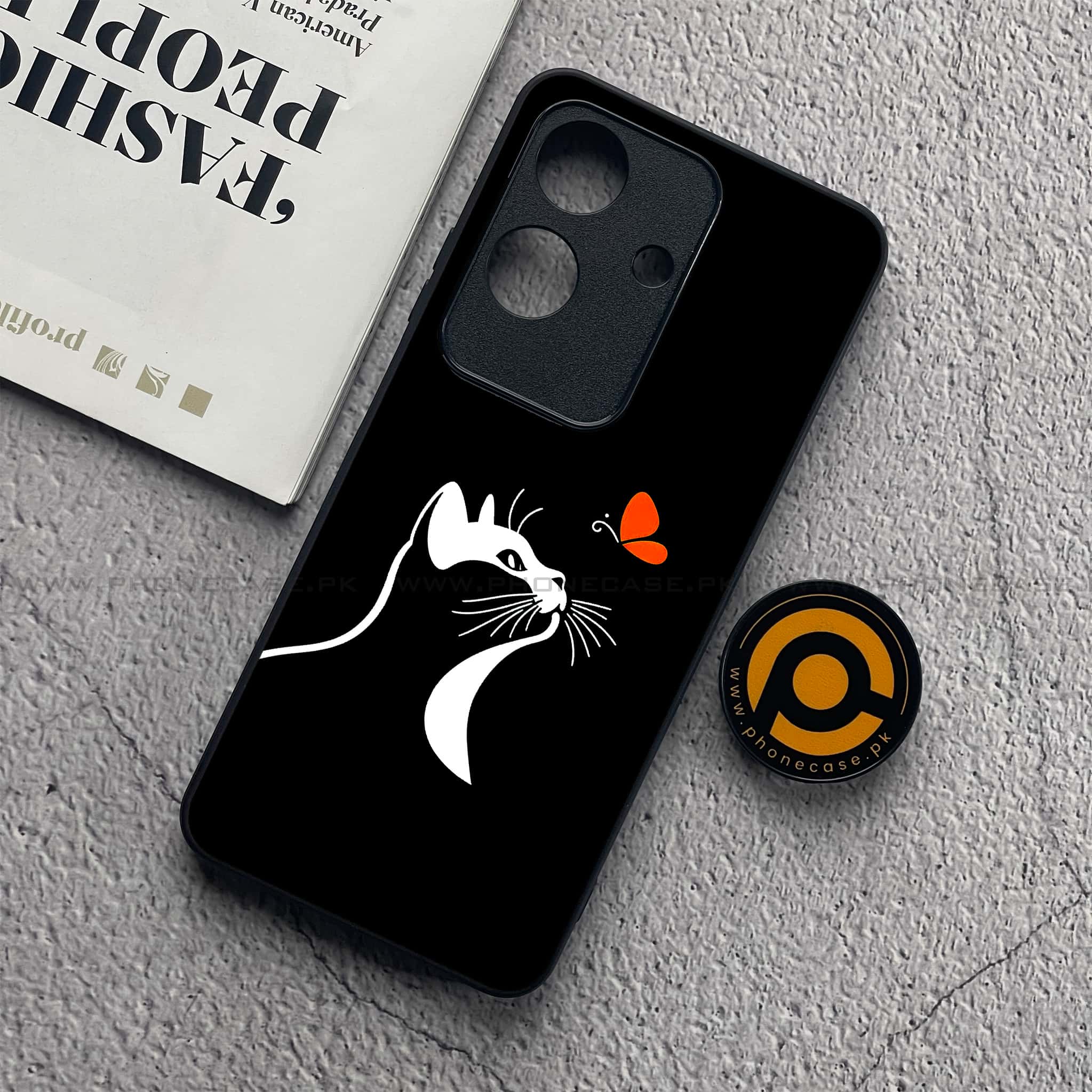 Realme Note 60x - Minimalistic Design Series - Premium Metal  Printed soft Bumper shock Proof Case
