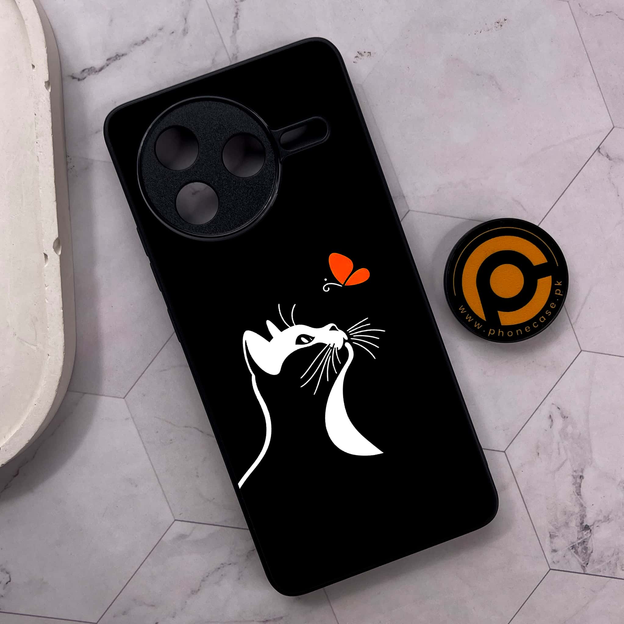 Xiaomi Poco F7 Pro 5G - Minimalistic Design Series - Premium Metal Printed soft Bumper shock Proof Case