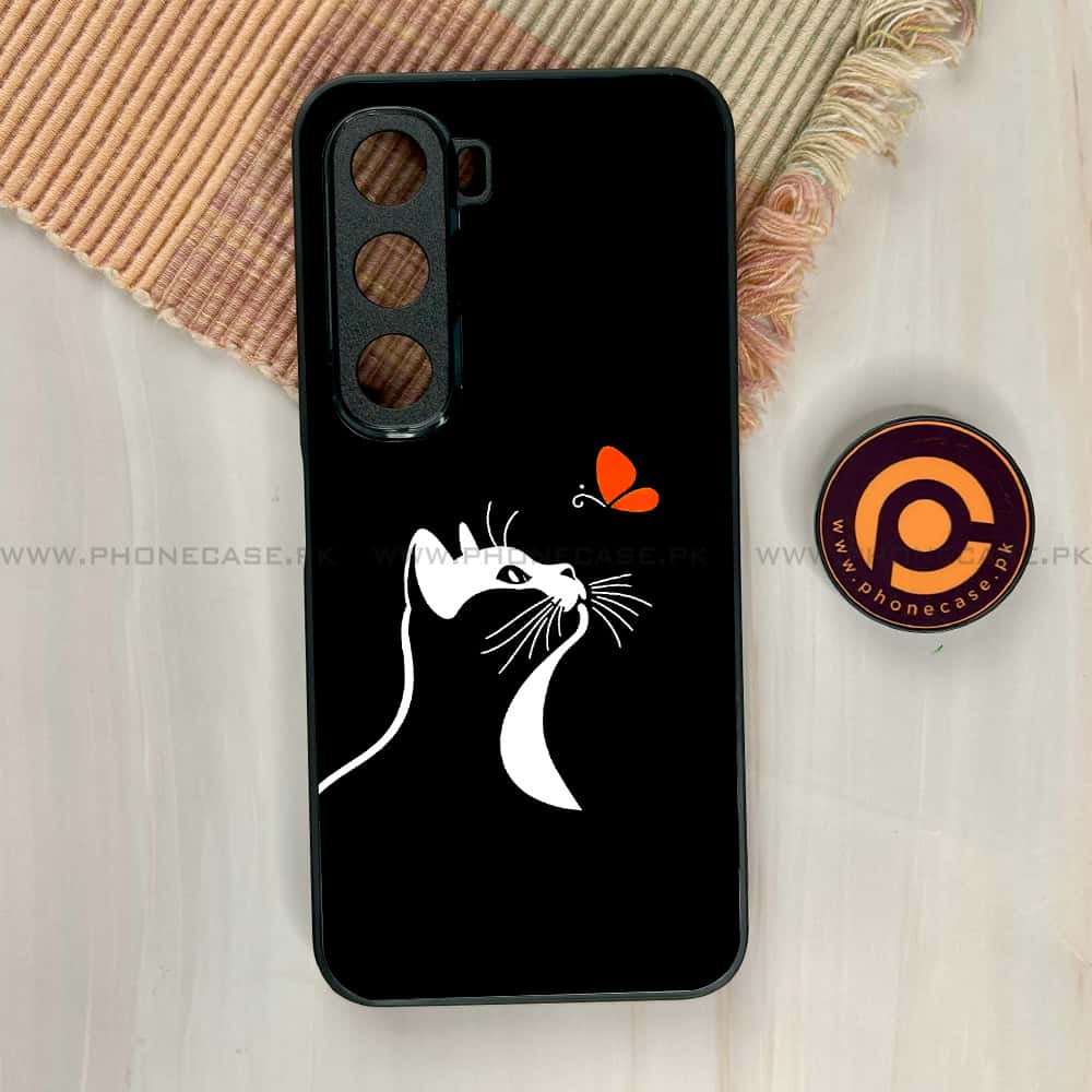 Infinix Hot 60i - Minimalistic Design Series - Premium Metal Printed soft Bumper shock Proof Case