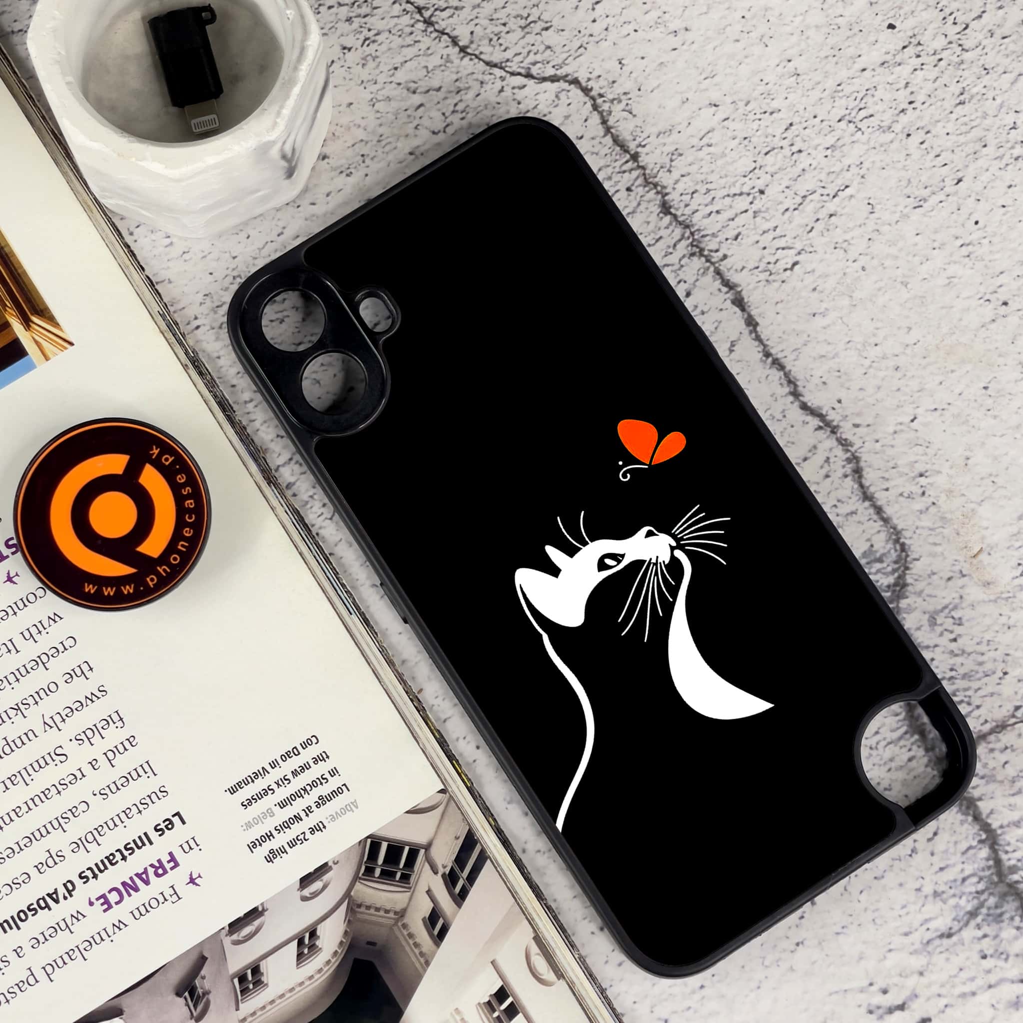 Nothing CMF Phone 1 - Minimalistic Design Series - Premium Metal Printed soft Bumper Shock Proof Case