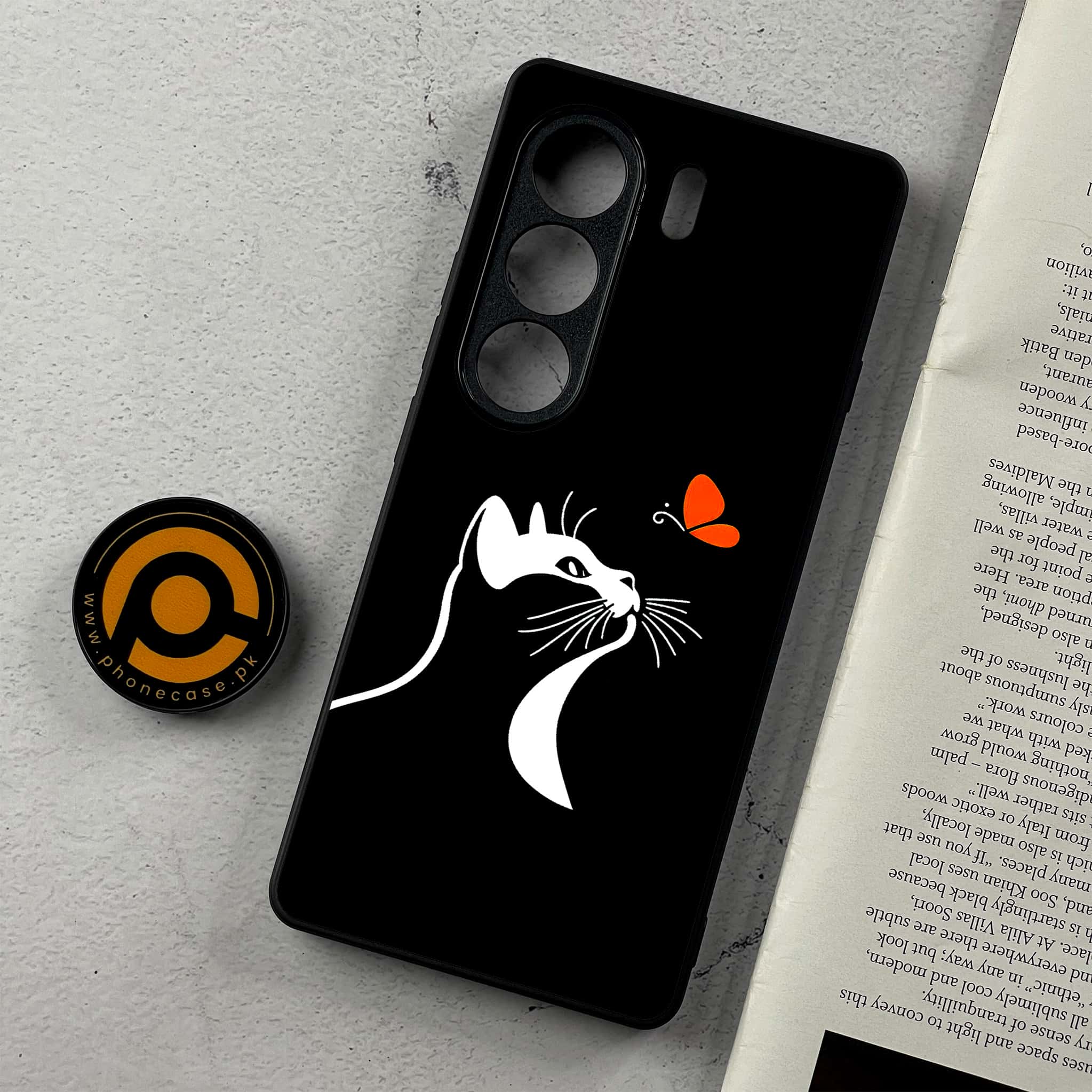 Tecno Camon 40 - Minimalistic Design Series - Premium Metal Printed Soft Bumper Shockproof Case