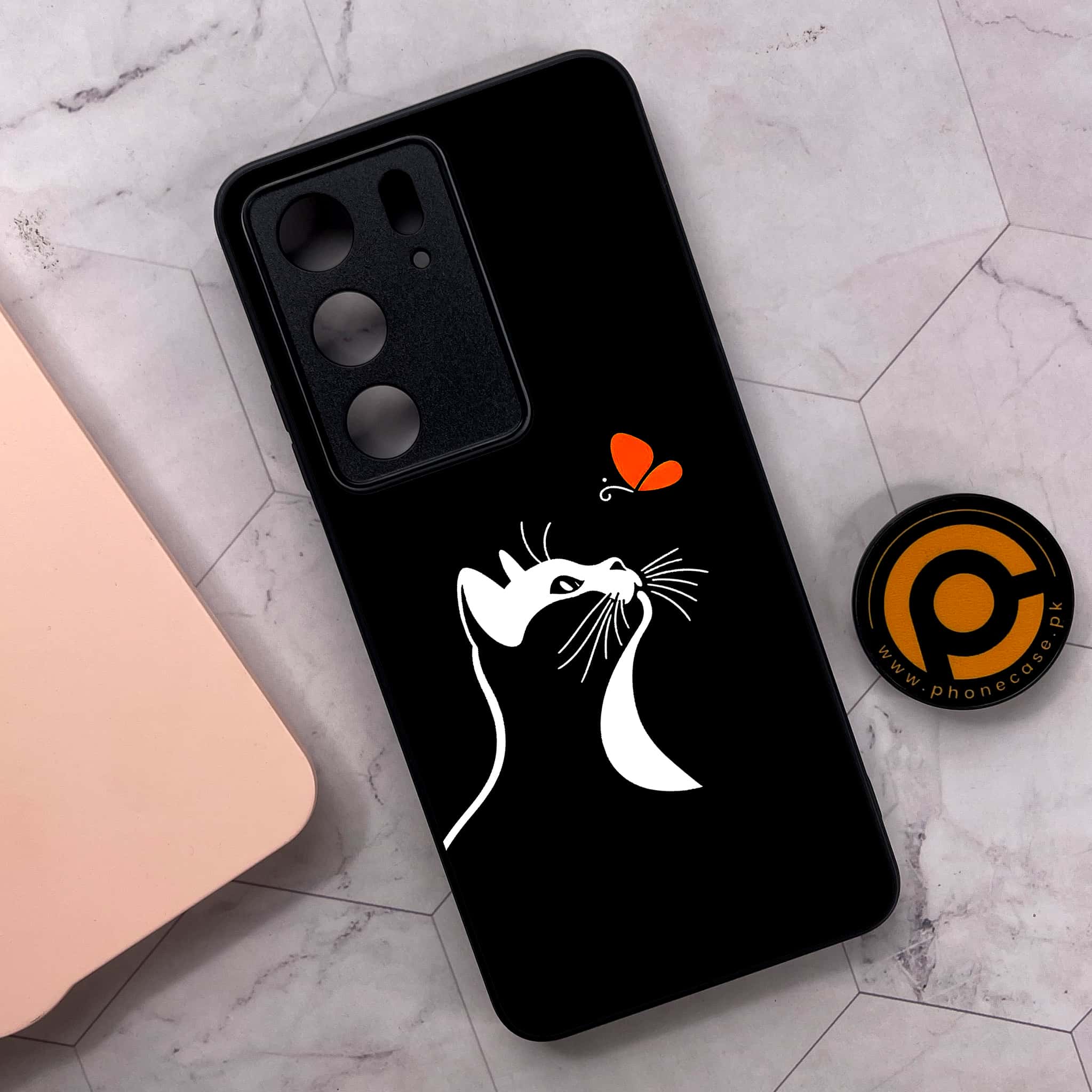 Realme C75x 4G - Minimalistic Design Series - Premium Metal Printed soft Bumper shock Proof Case