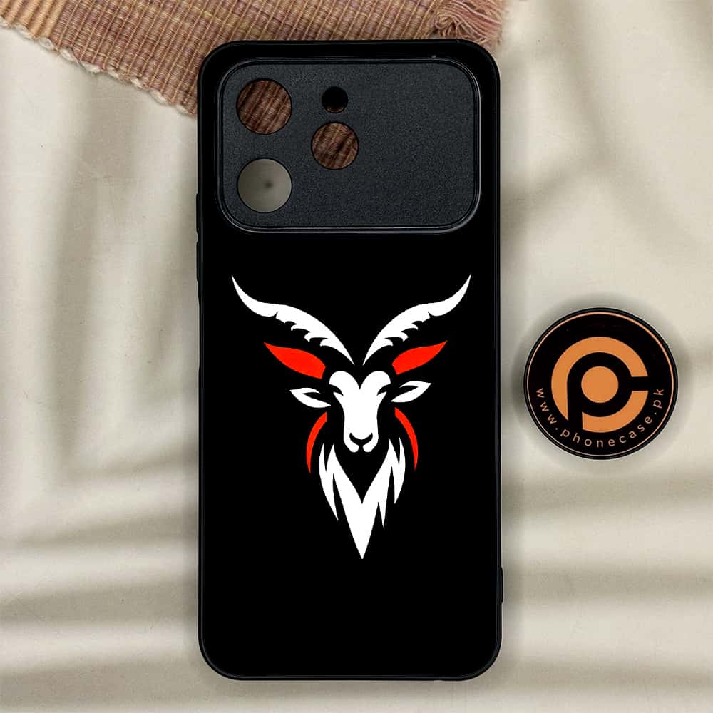 Tecno Spark 40 - Minimalistic Design Series - Premium Metal Printed soft Bumper shock Proof Case