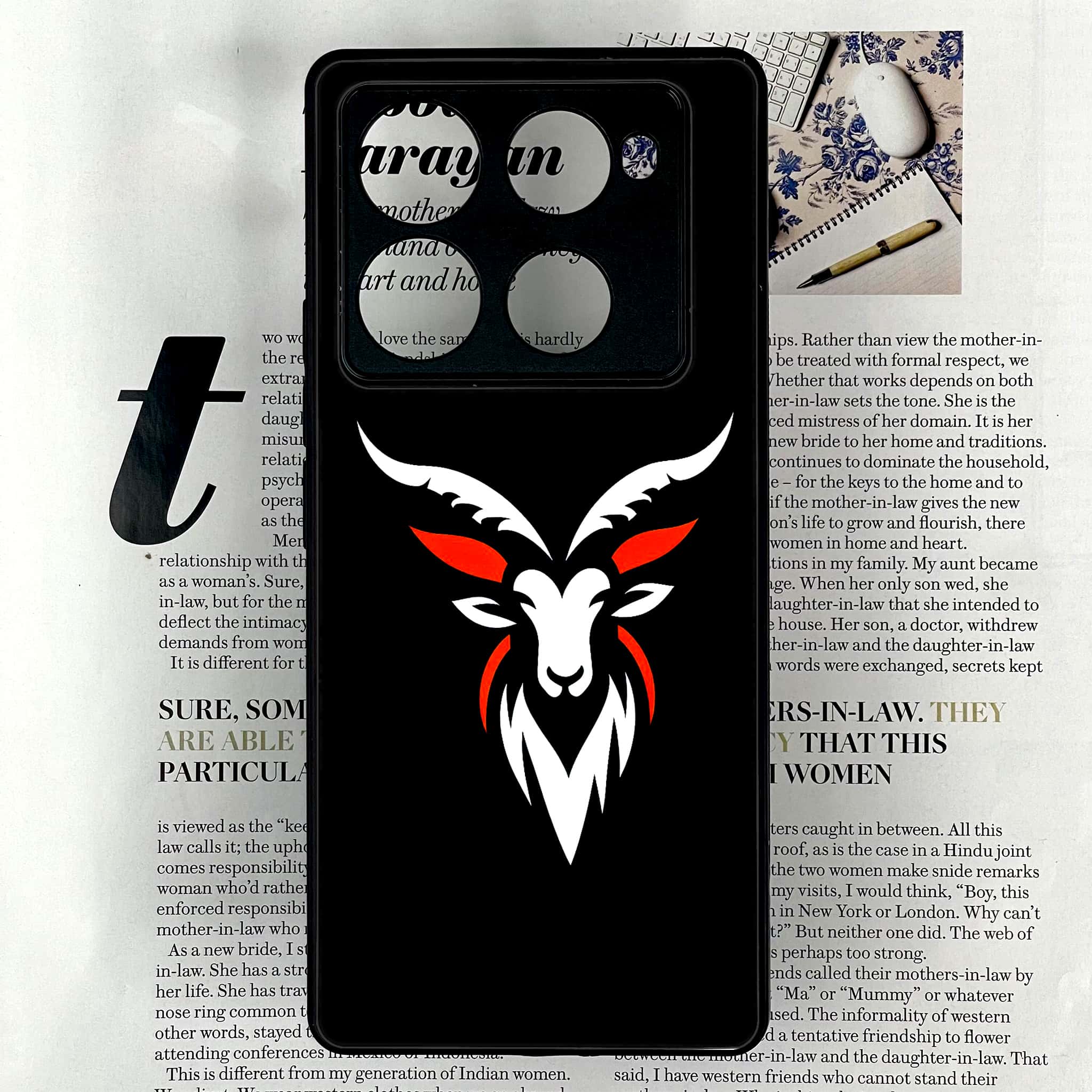 Infinix Note 40 Pro Plus - Minimalistic Design Series - Premium Metal Printed soft Bumper shock Proof Case