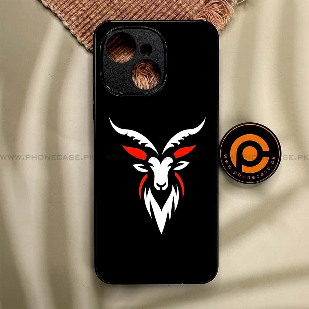 Tecno Spark 40C - Minimalistic Design Series - Premium Metal Printed soft Bumper shock Proof Case