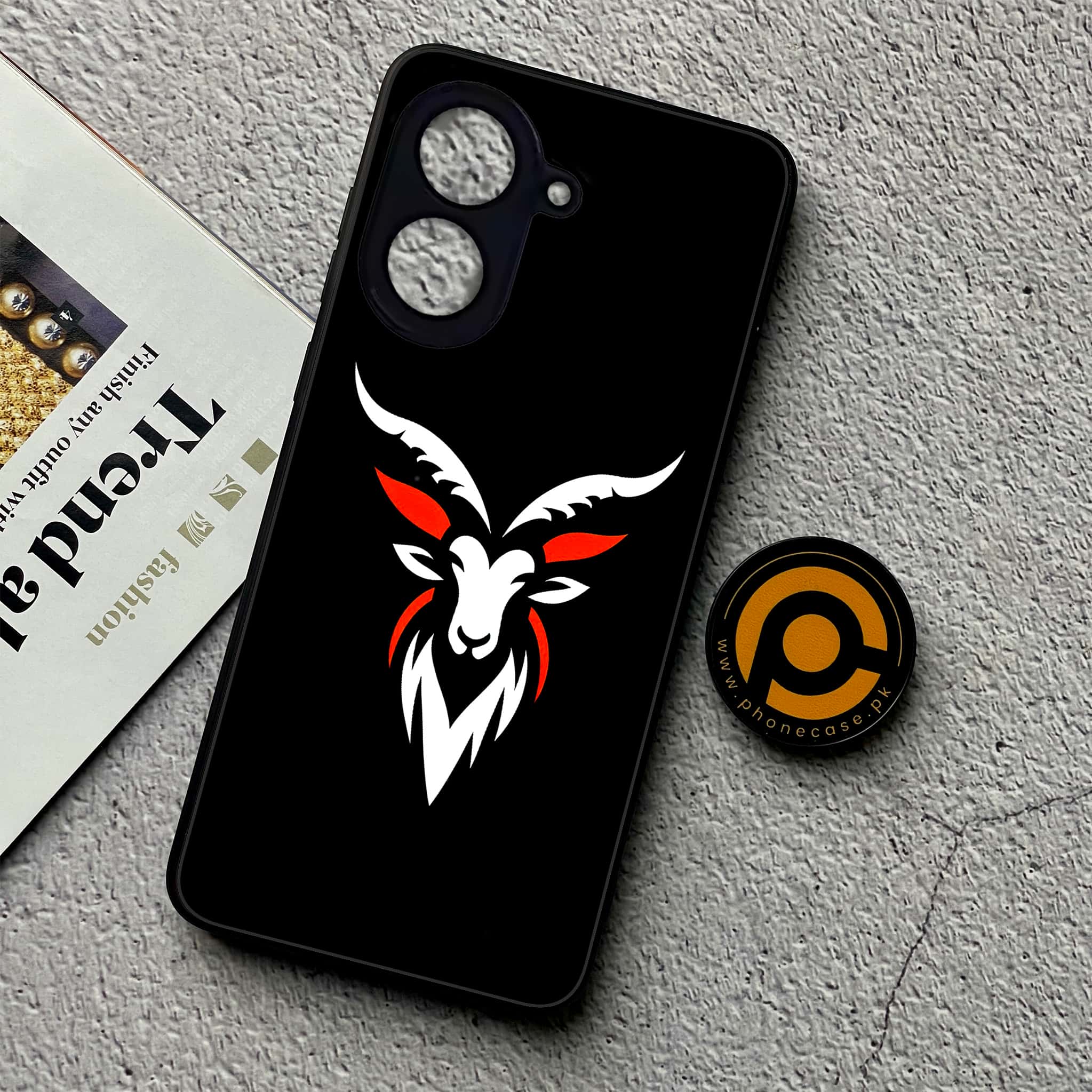Xiaomi Redmi A5 - Minimalistic Design Series - Premium Metal Printed soft Bumper shock Proof Case