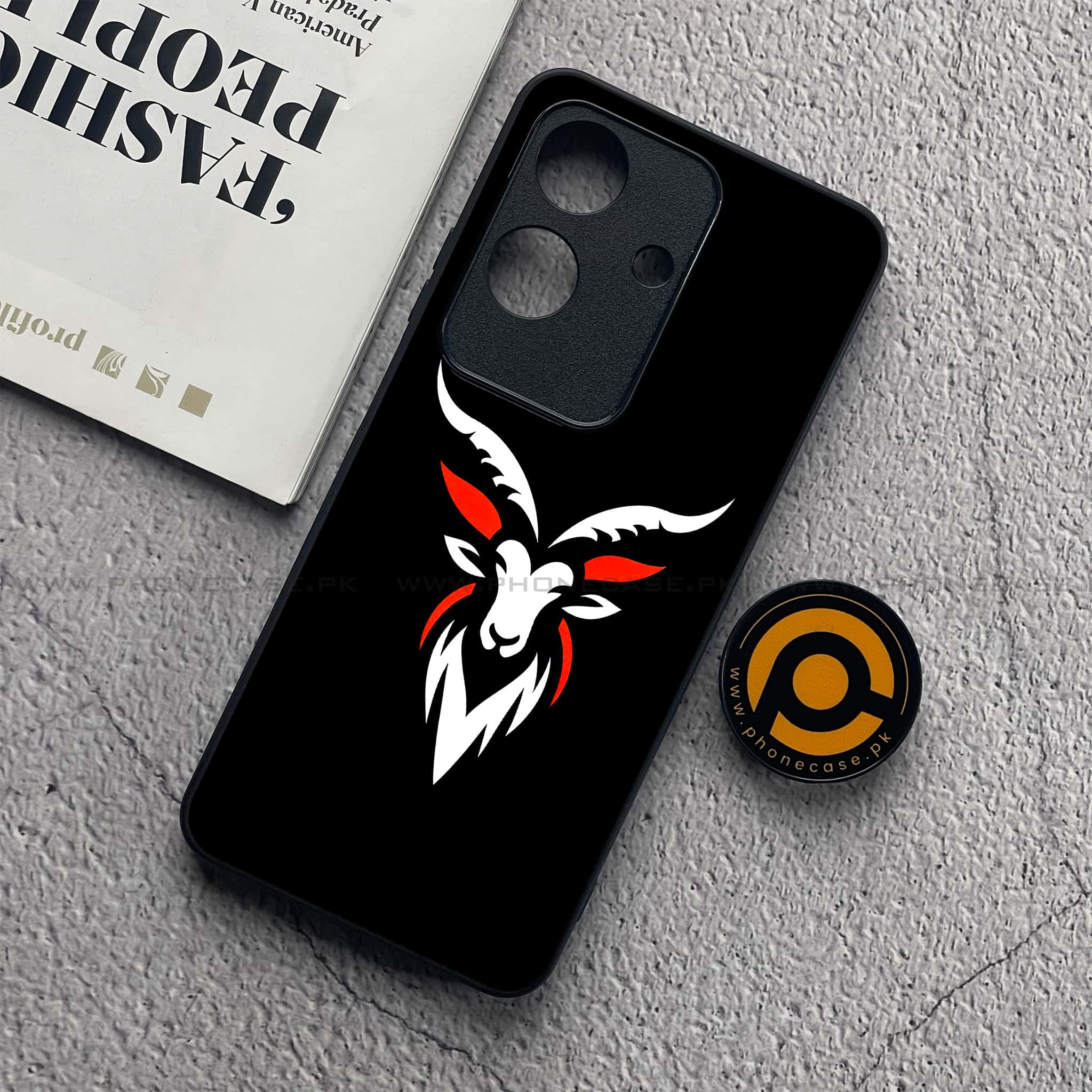Realme Note 60x - Minimalistic Design Series - Premium Metal  Printed soft Bumper shock Proof Case