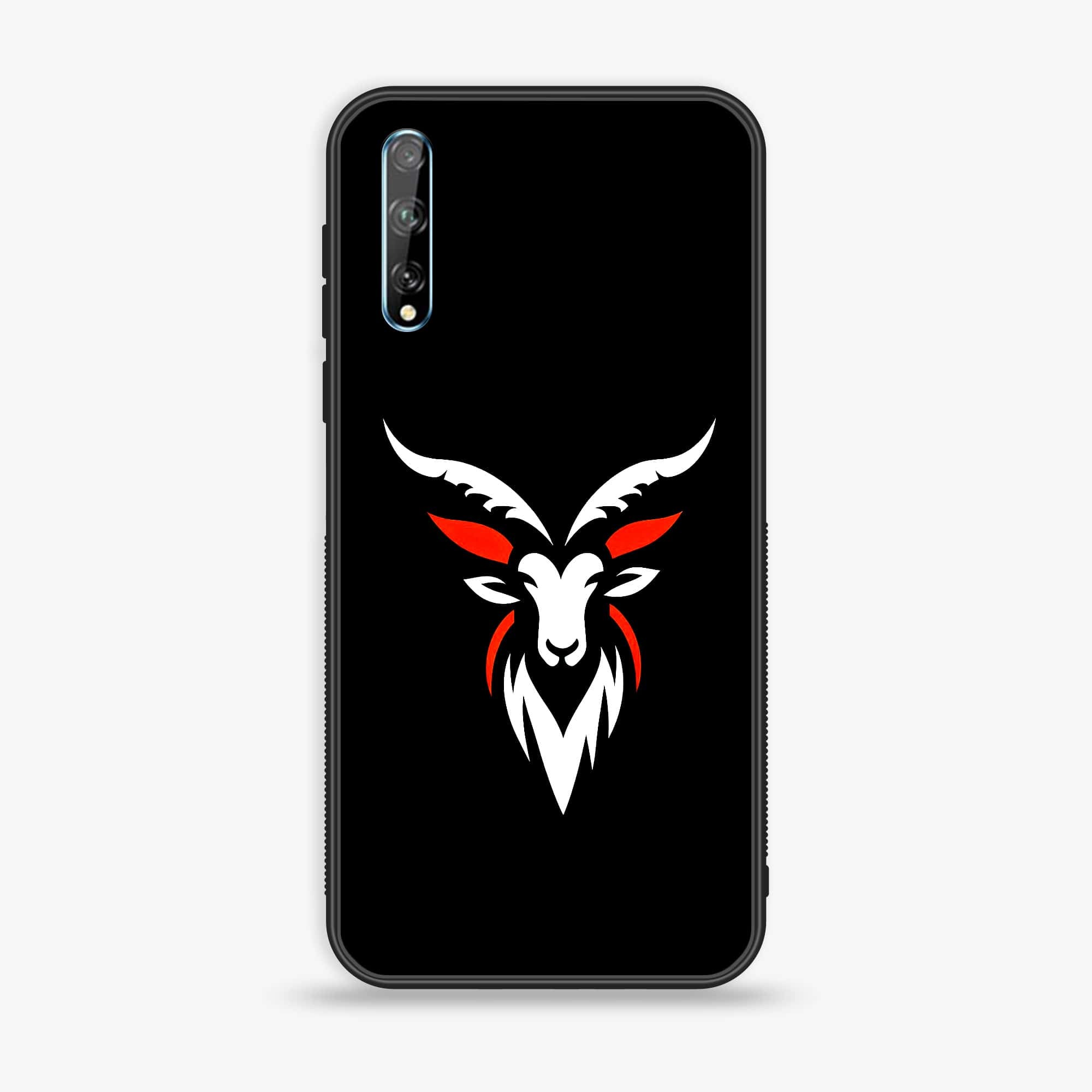 Huawei Y8p -  Minimalistic Design Series - Premium Printed Glass soft Bumper shock Proof Case