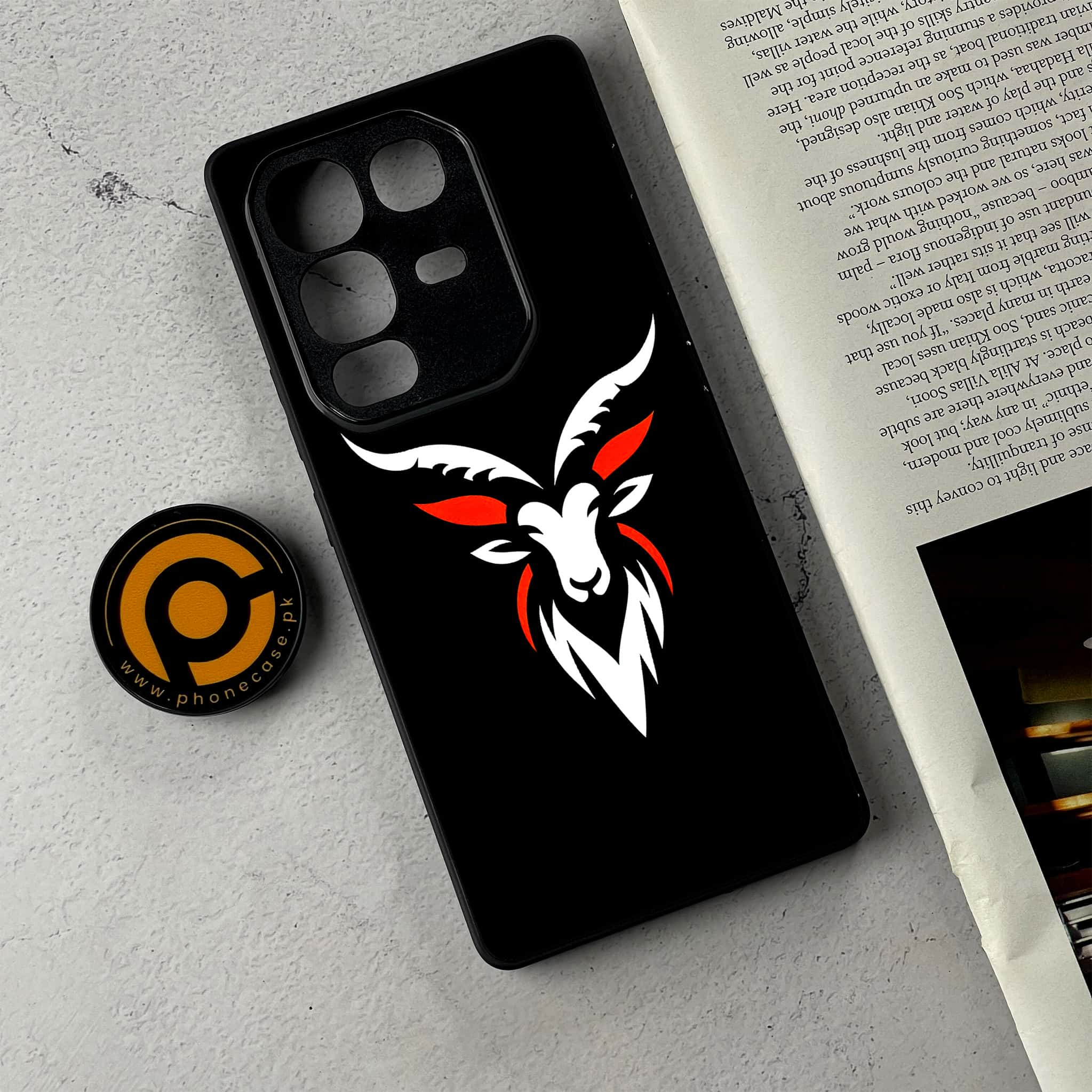 Infinix Note 50 - Minimalistic Design Series - Premium Metal Printed Soft Bumper Shockproof Case