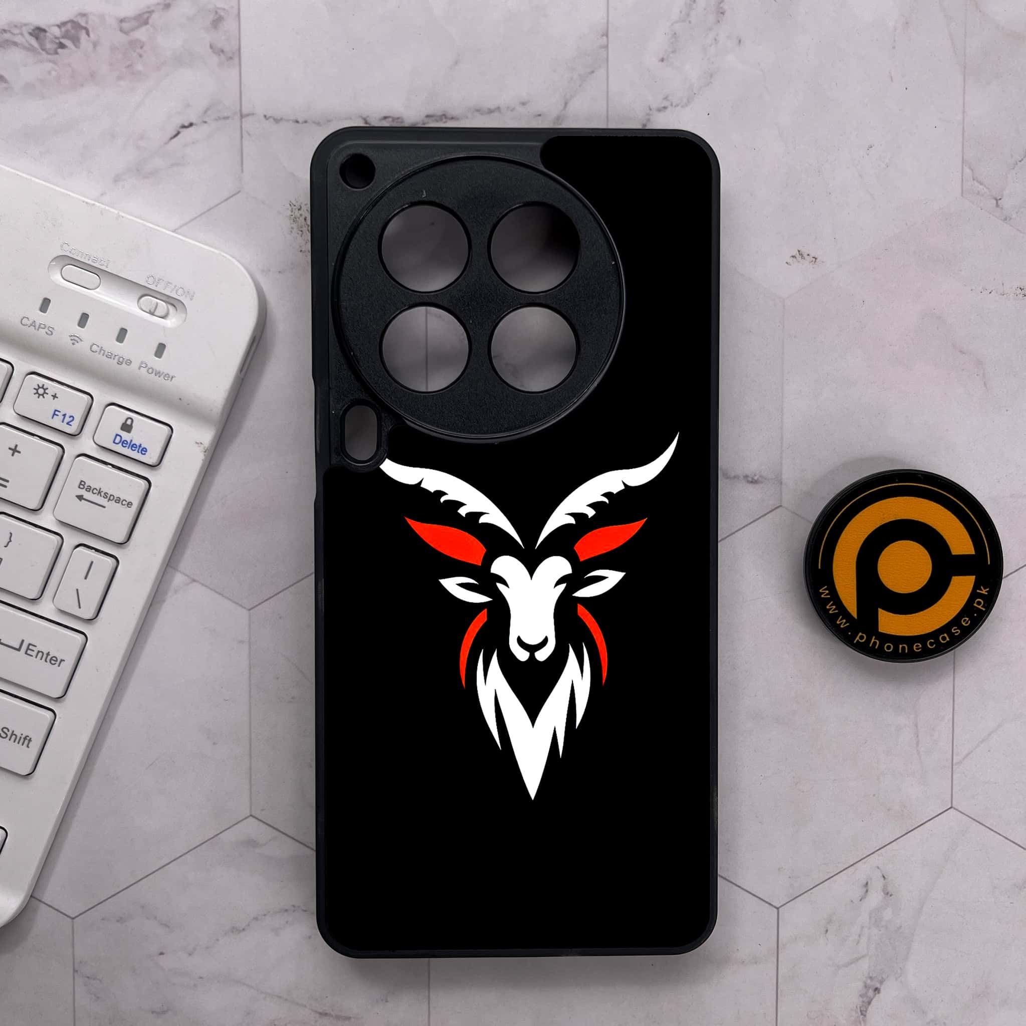 Tecno Camon 30 Premier - Minimalistic Design Series - Premium Metal Printed soft Bumper shock Proof Case