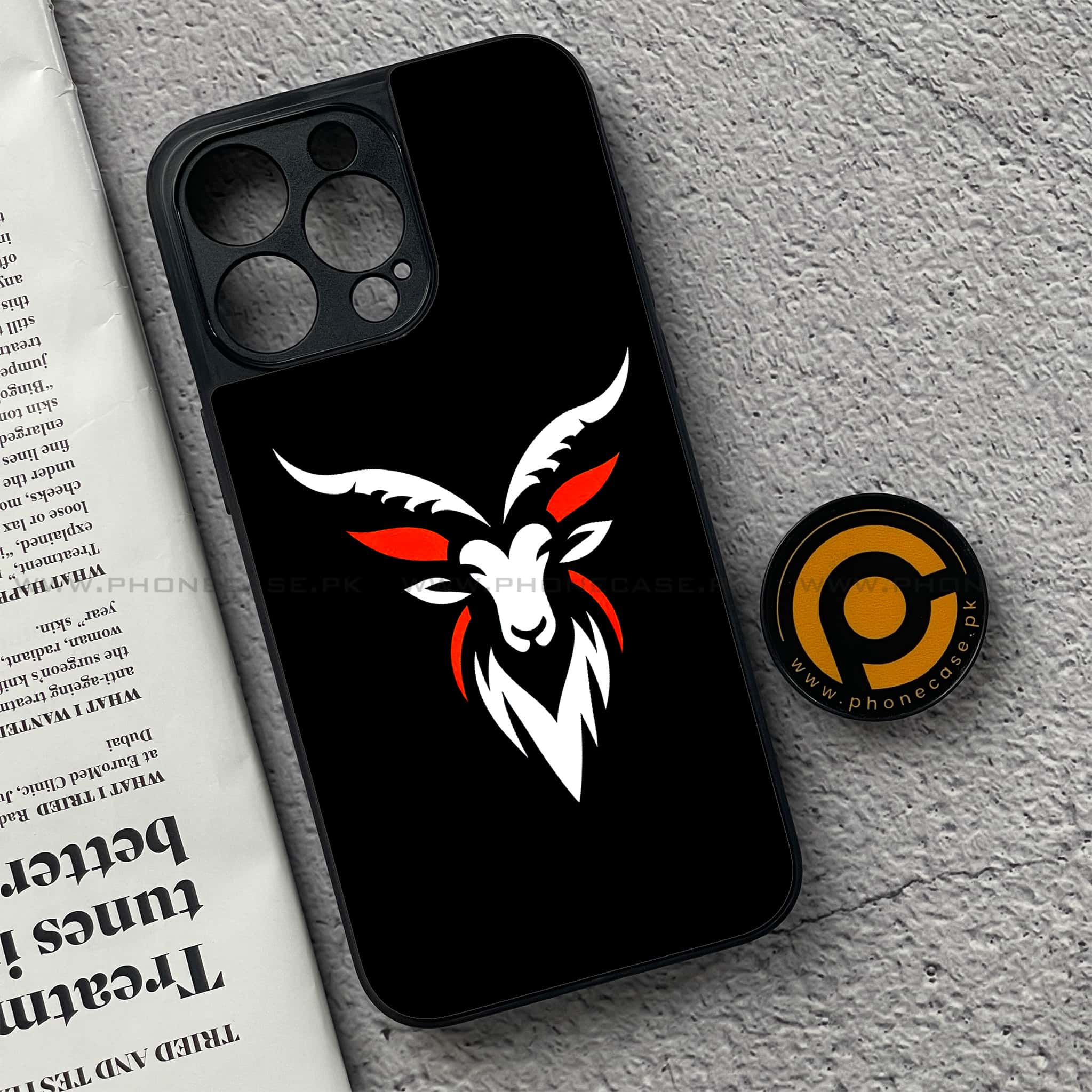 iPhone 15 Pro - Minimalistic Design Series - Premium Metal Printed soft Bumper shock Proof Case