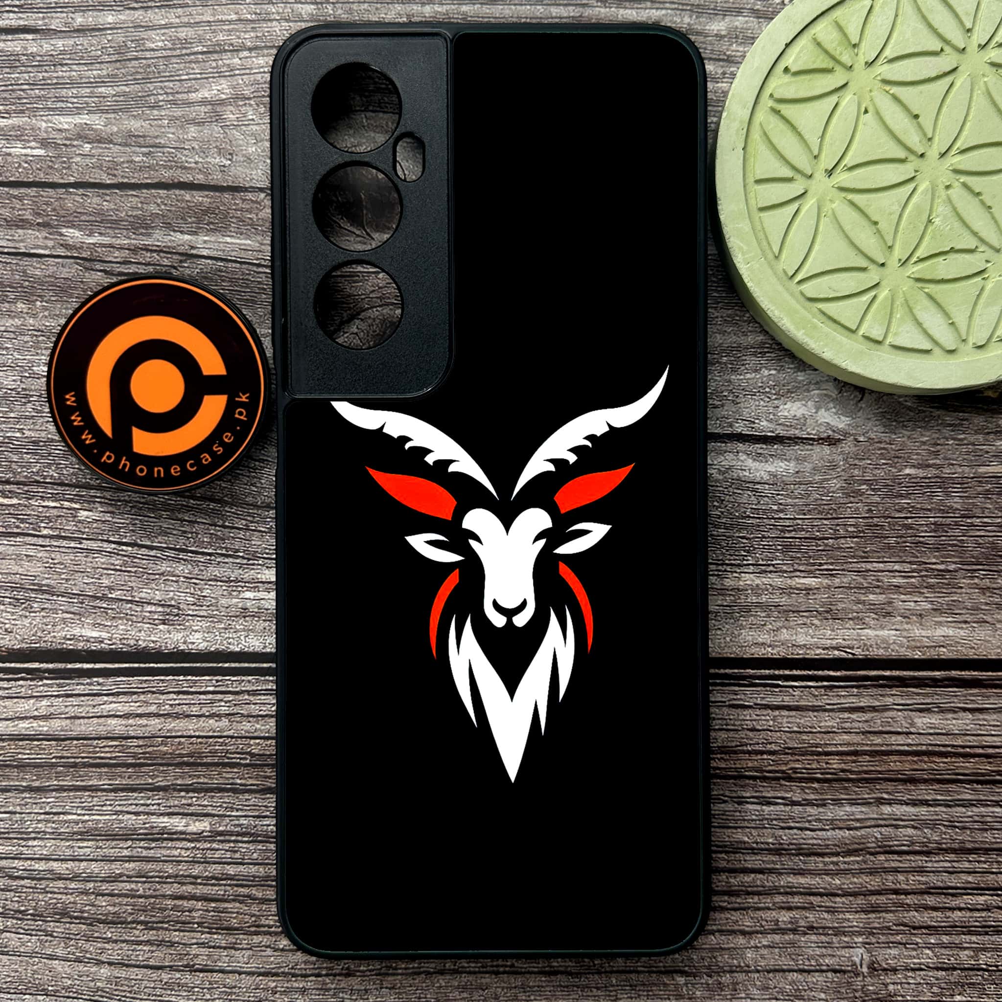 Realme C65  - Minimalistic Design Series - Premium Metal Printed soft Bumper shock Proof Case