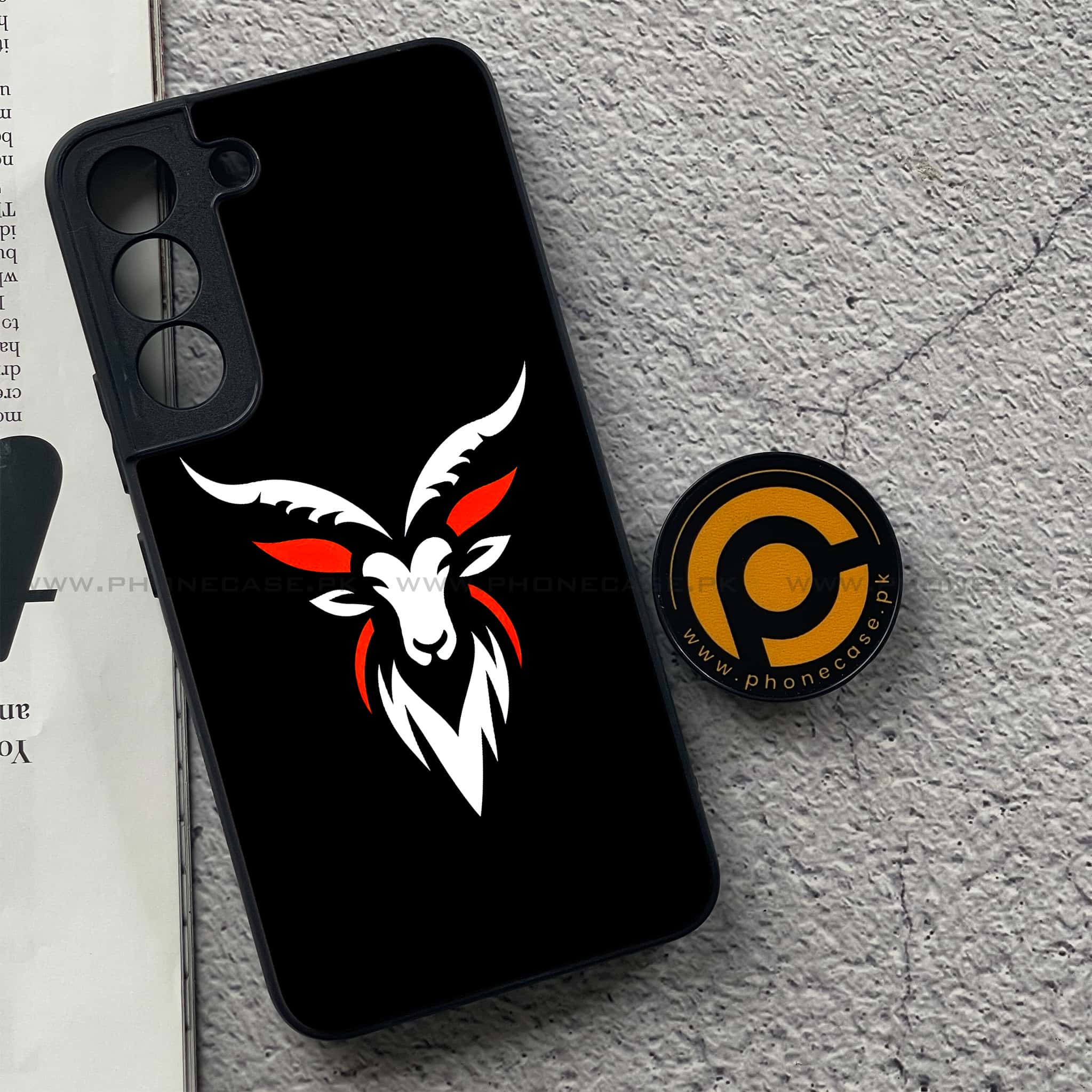 Samsung Galaxy S22 - Minimalistic Design Series - Premium Metal Printed soft Bumper shock Proof Case