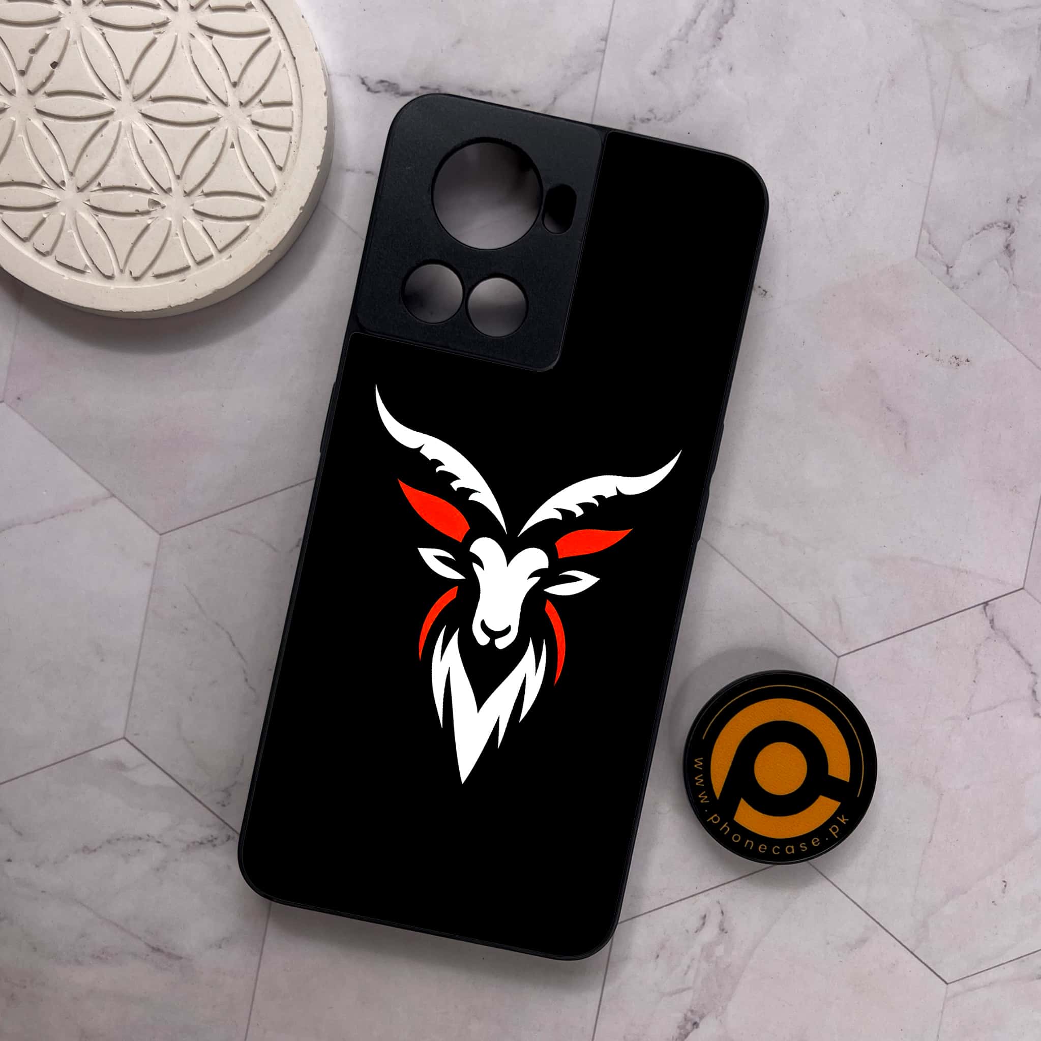 OnePlus 10R - Minimalistic Design - Premium Metal Printed soft Bumper shock Proof Case