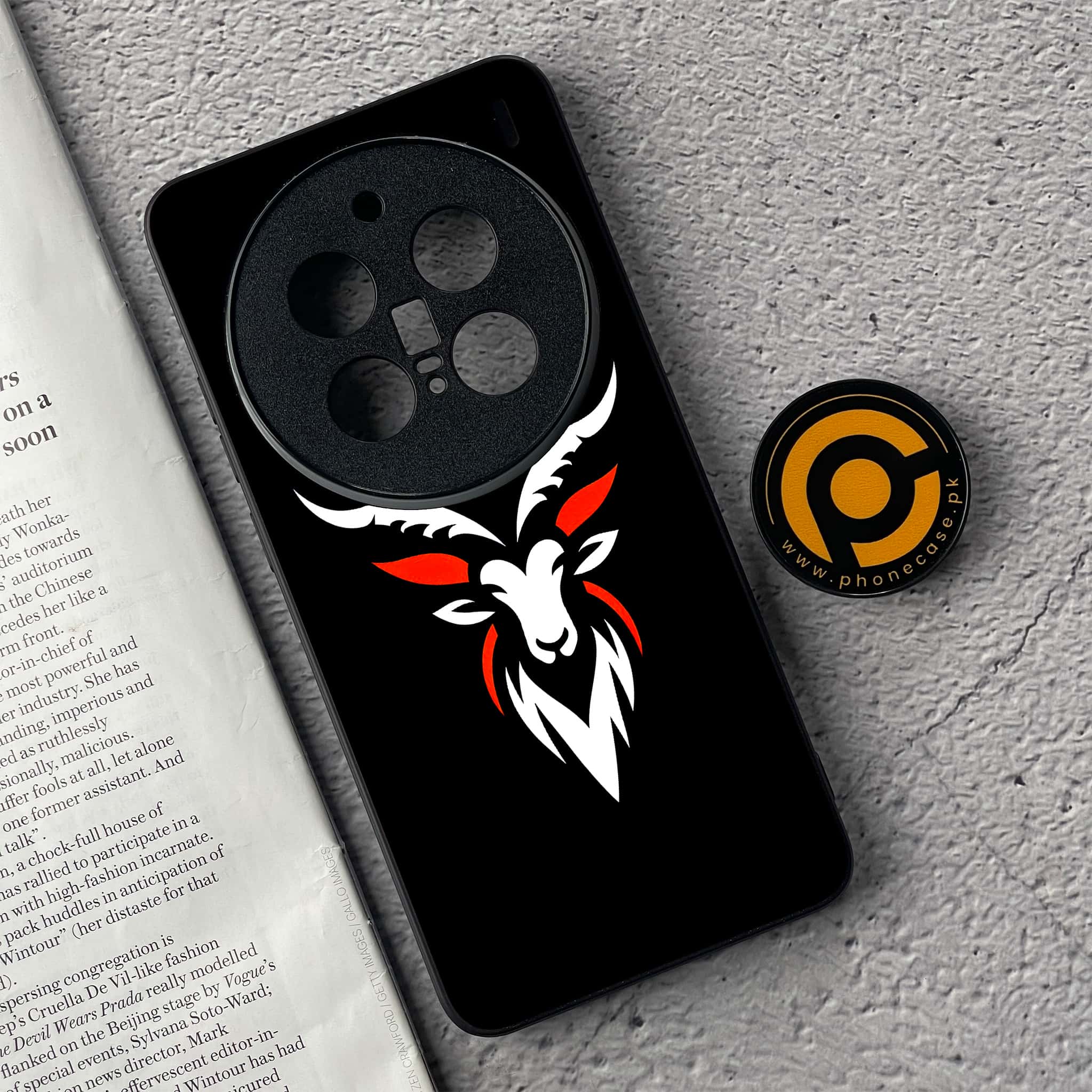 Vivo X200 Pro - Minimalistic Design Series - Premium Metal  Printed soft Bumper shock Proof Case