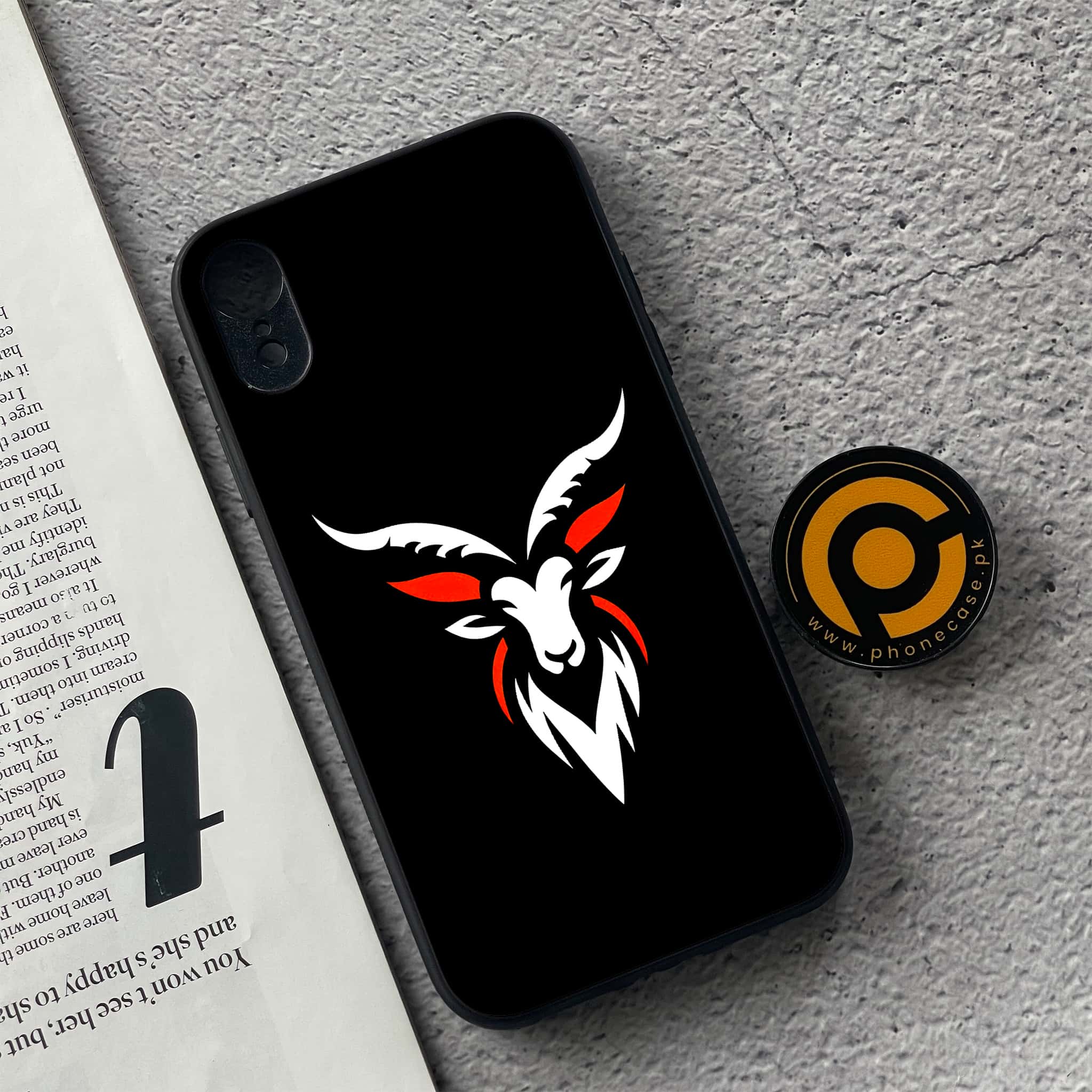 iPhone XR - Minimalistic Design Series - Premium Metal  Printed soft Bumper shock Proof Case