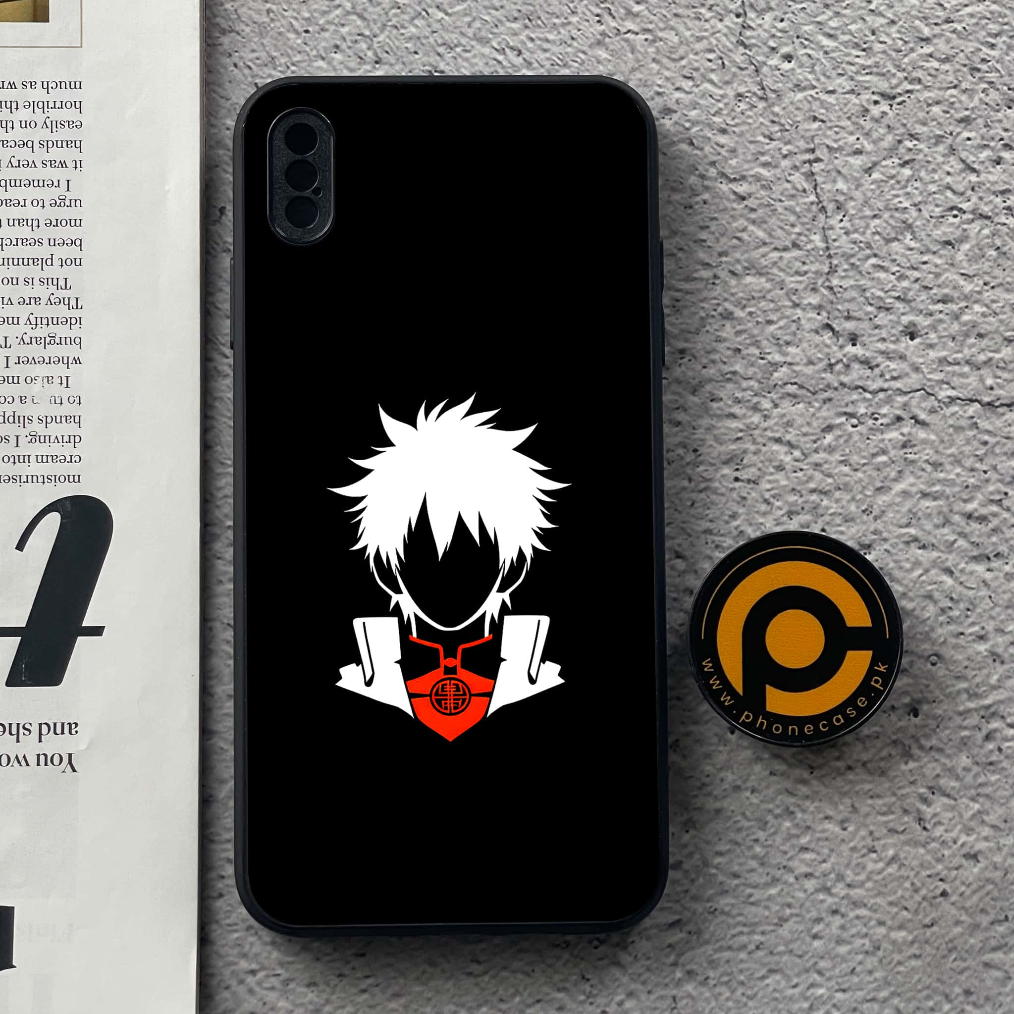 iPhone Xs Max - Minimalistic Design Series - Premium Metal  Printed soft Bumper shock Proof Case