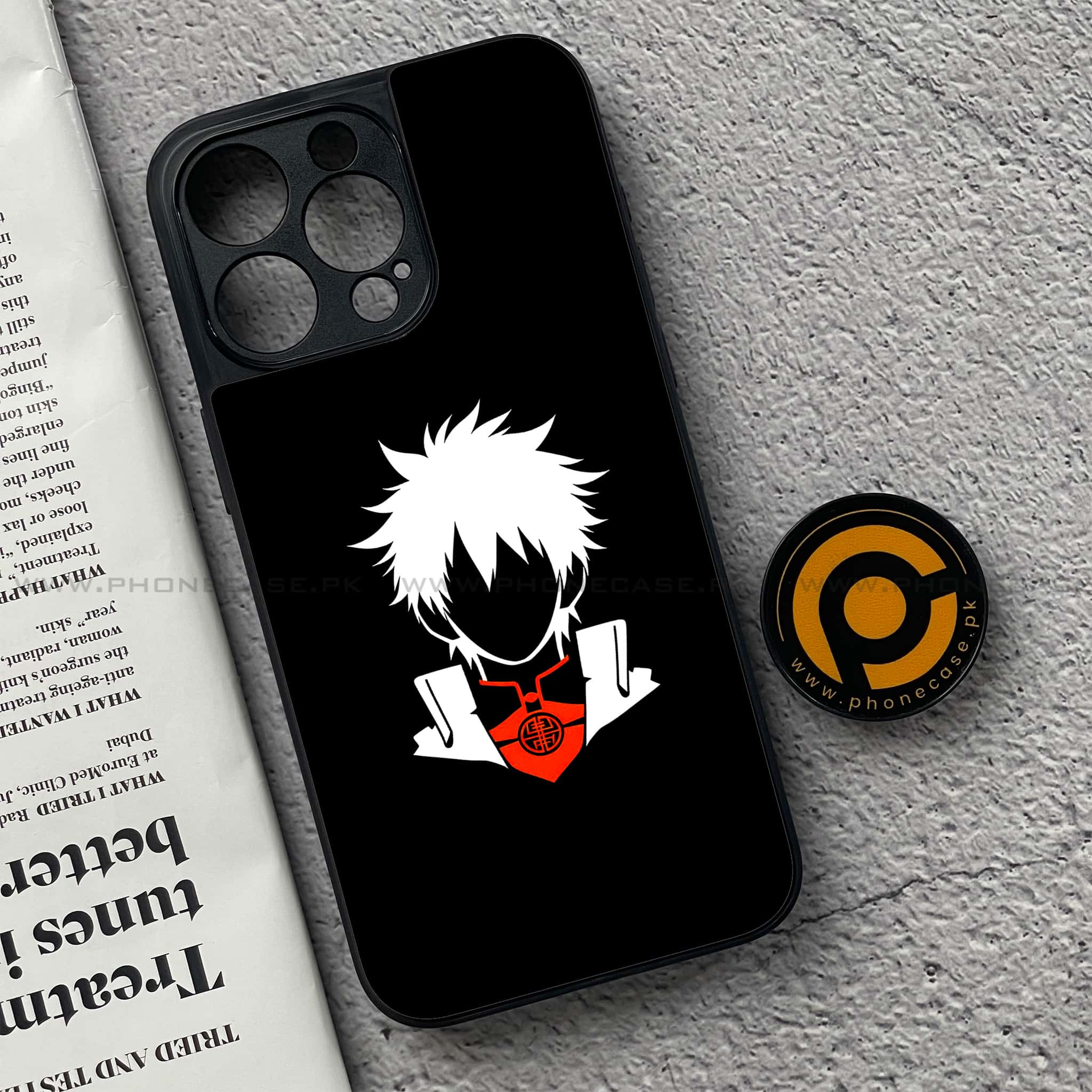 iPhone 15 Pro - Minimalistic Design Series - Premium Metal Printed soft Bumper shock Proof Case