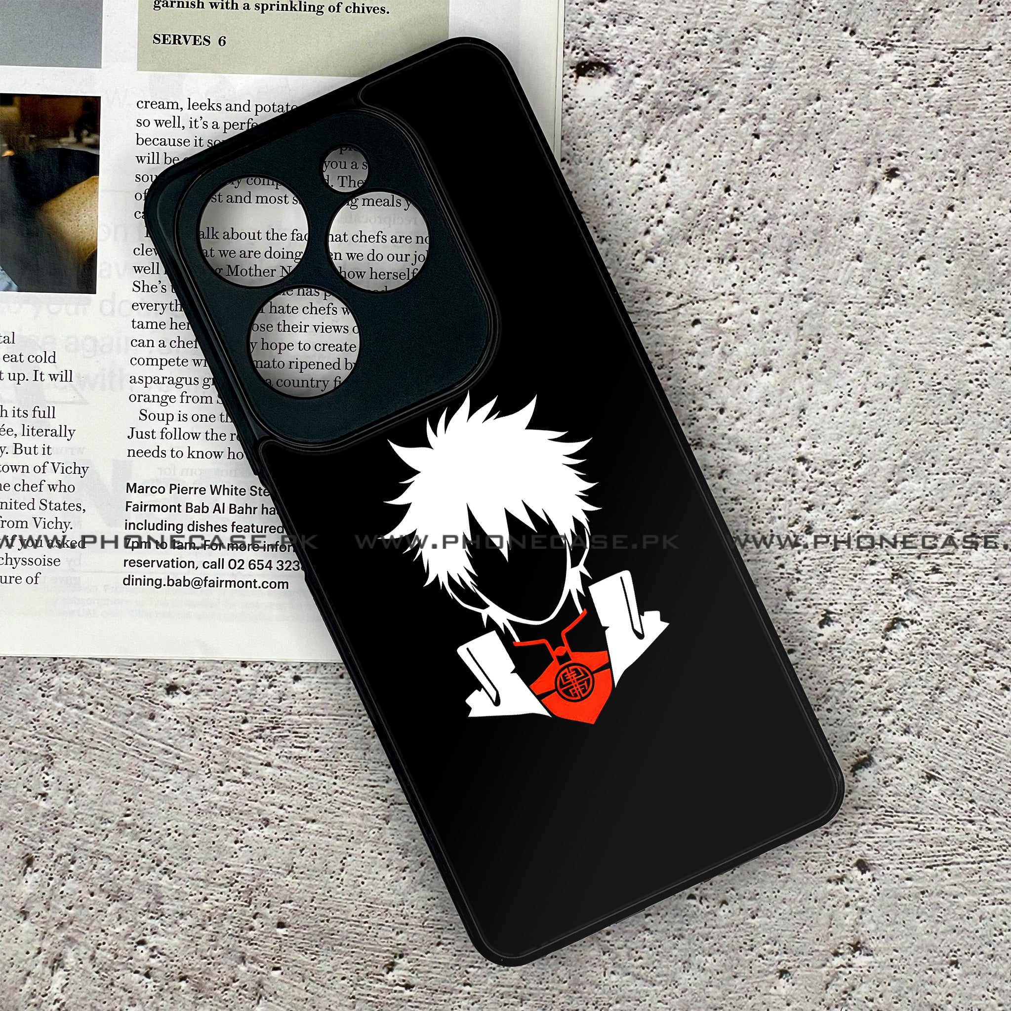 Tecno Spark 20 Pro - Minimalistic Design - Premium Printed Glass soft Bumper shock Proof Case