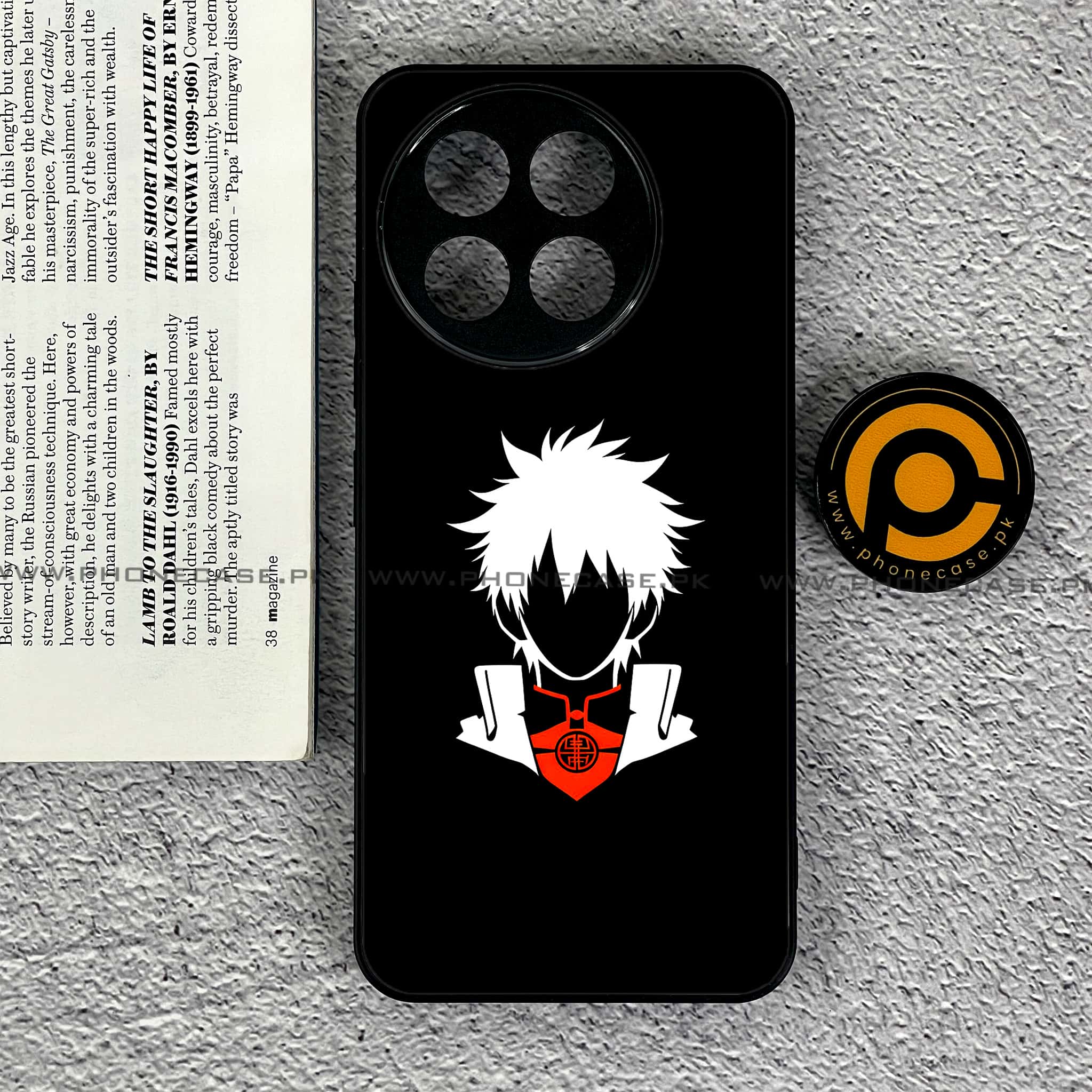 OnePlus 13R - Minimalistic Design Series - Premium Printed Glass soft Bumper shock Proof Case