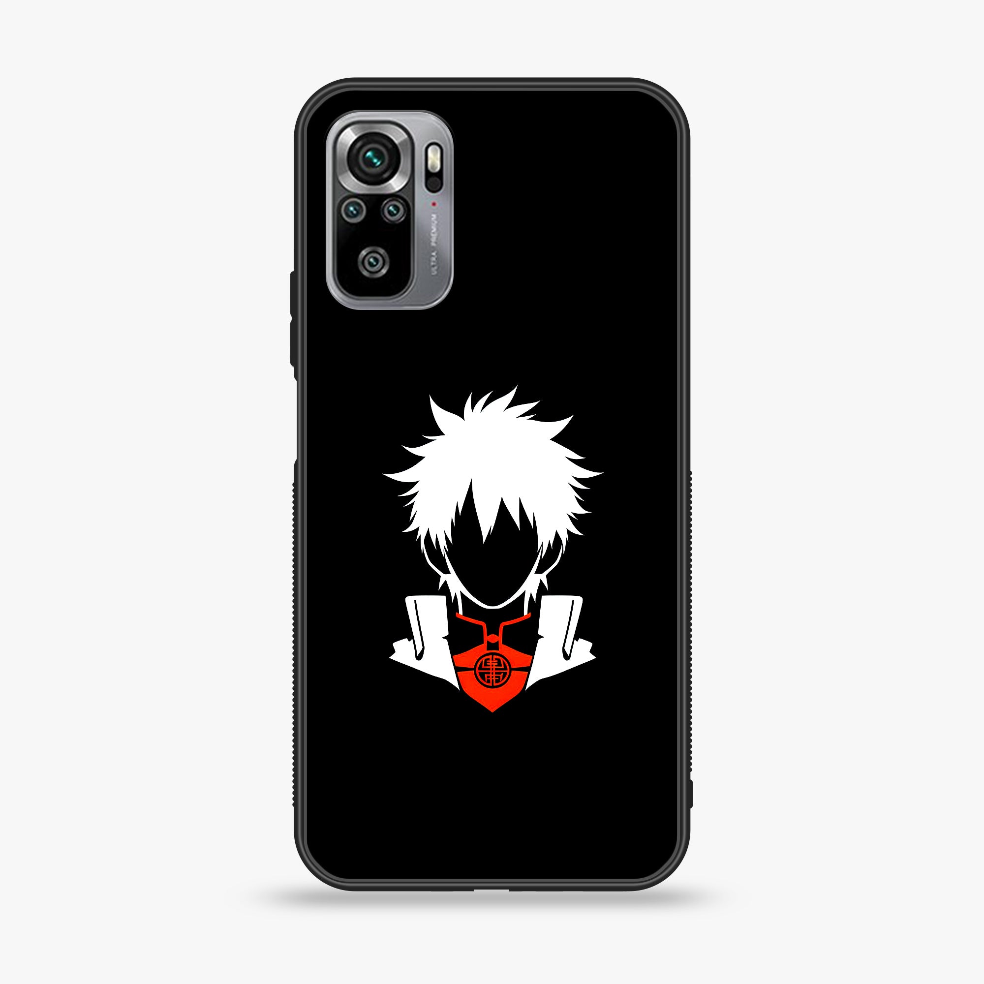 Xiaomi Redmi Note 10S- Minimalistic Design - Premium Printed Glass soft Bumper shock Proof Case