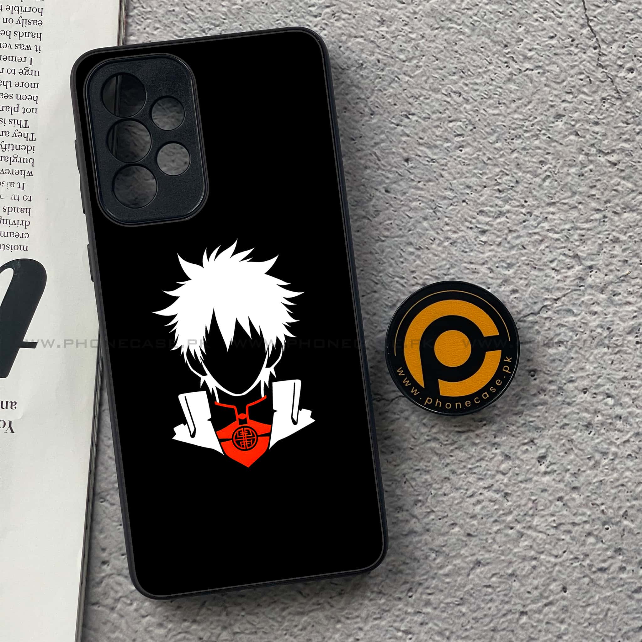 Samsung Galaxy A33- Minimalistic Design Series - Premium Printed Glass soft Bumper shock Proof Case