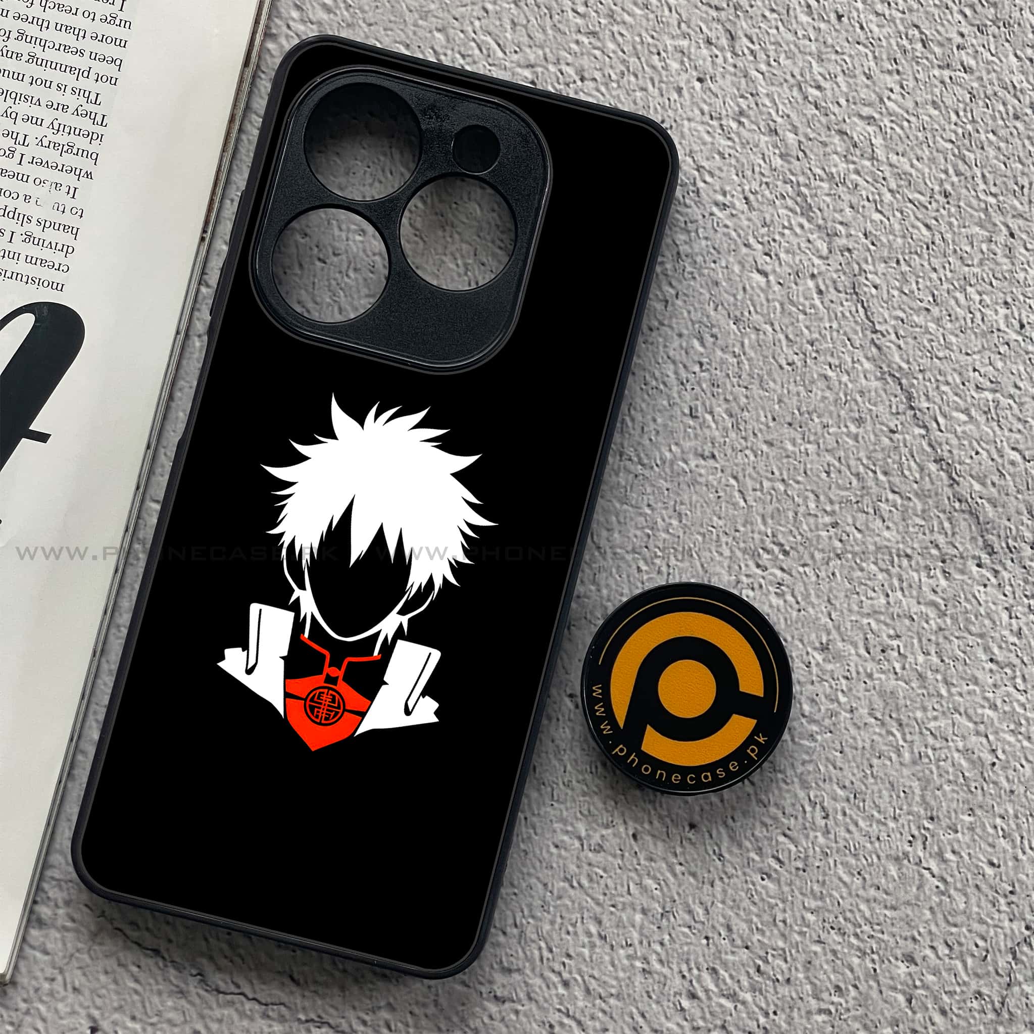 Infinix Smart 8 - Minimalistic Design Series - Premium Metal Printed soft Bumper shock Proof Case
