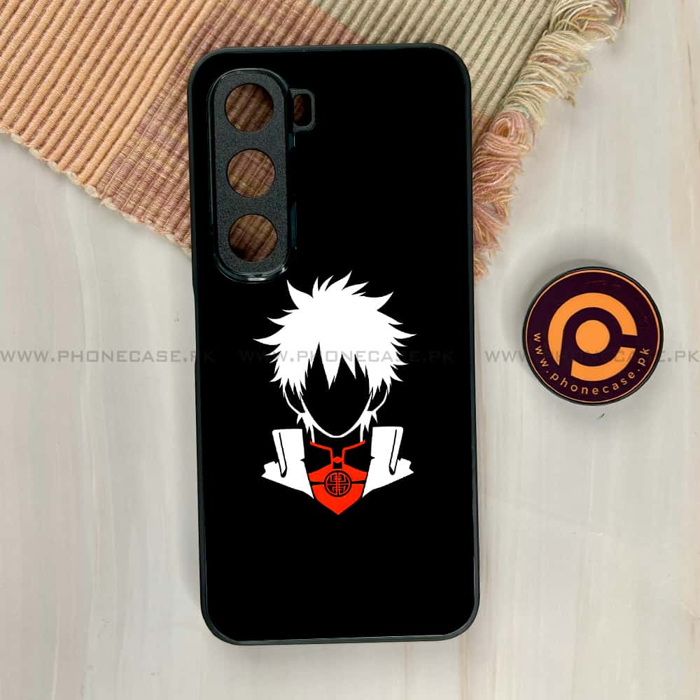 Infinix Hot 60i - Minimalistic Design Series - Premium Metal Printed soft Bumper shock Proof Case
