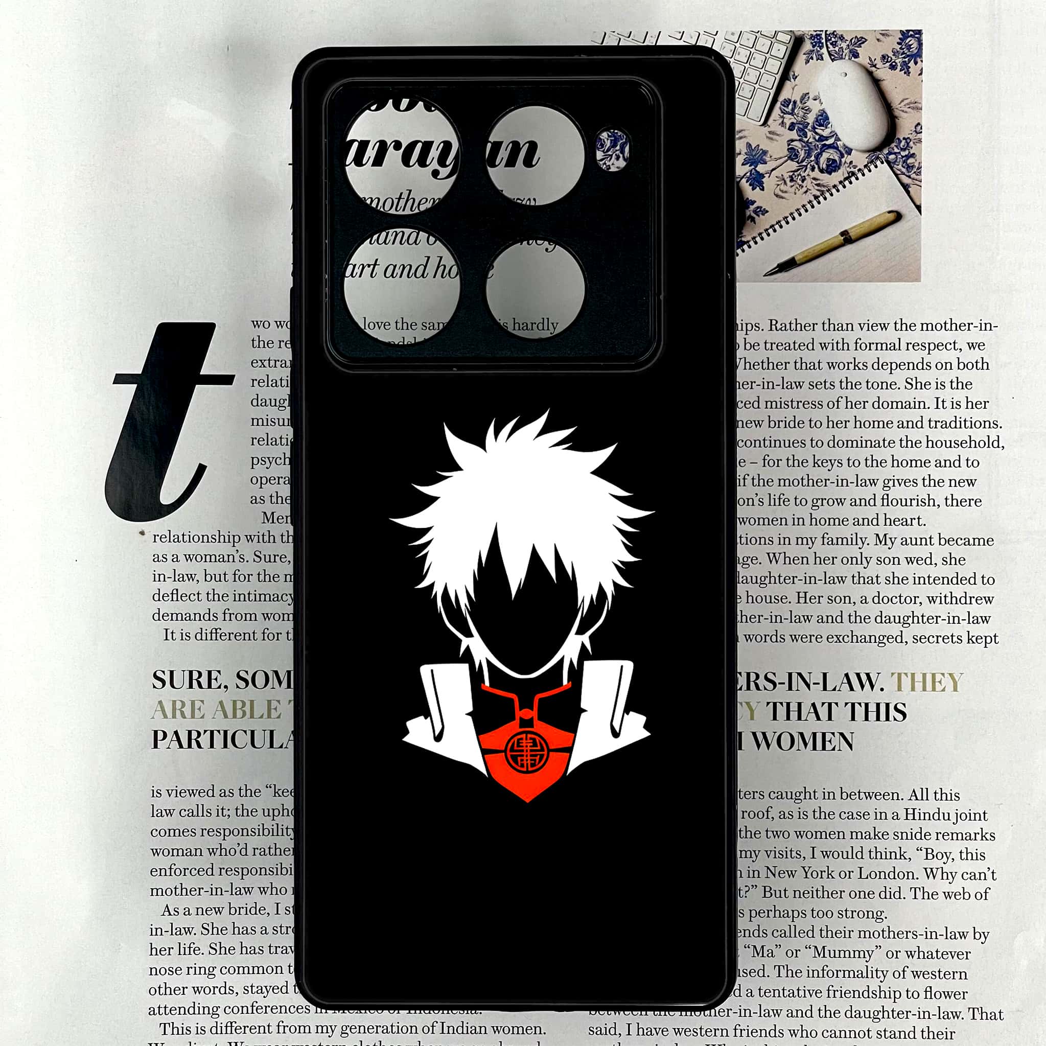 Infinix Note 40 Pro Plus - Minimalistic Design Series - Premium Metal Printed soft Bumper shock Proof Case