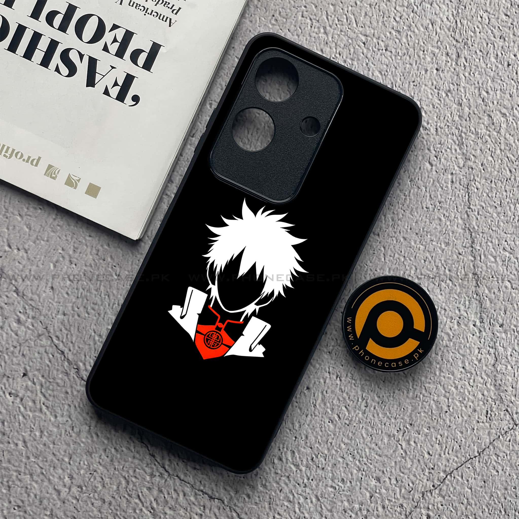 Realme Note 60x - Minimalistic Design Series - Premium Metal  Printed soft Bumper shock Proof Case