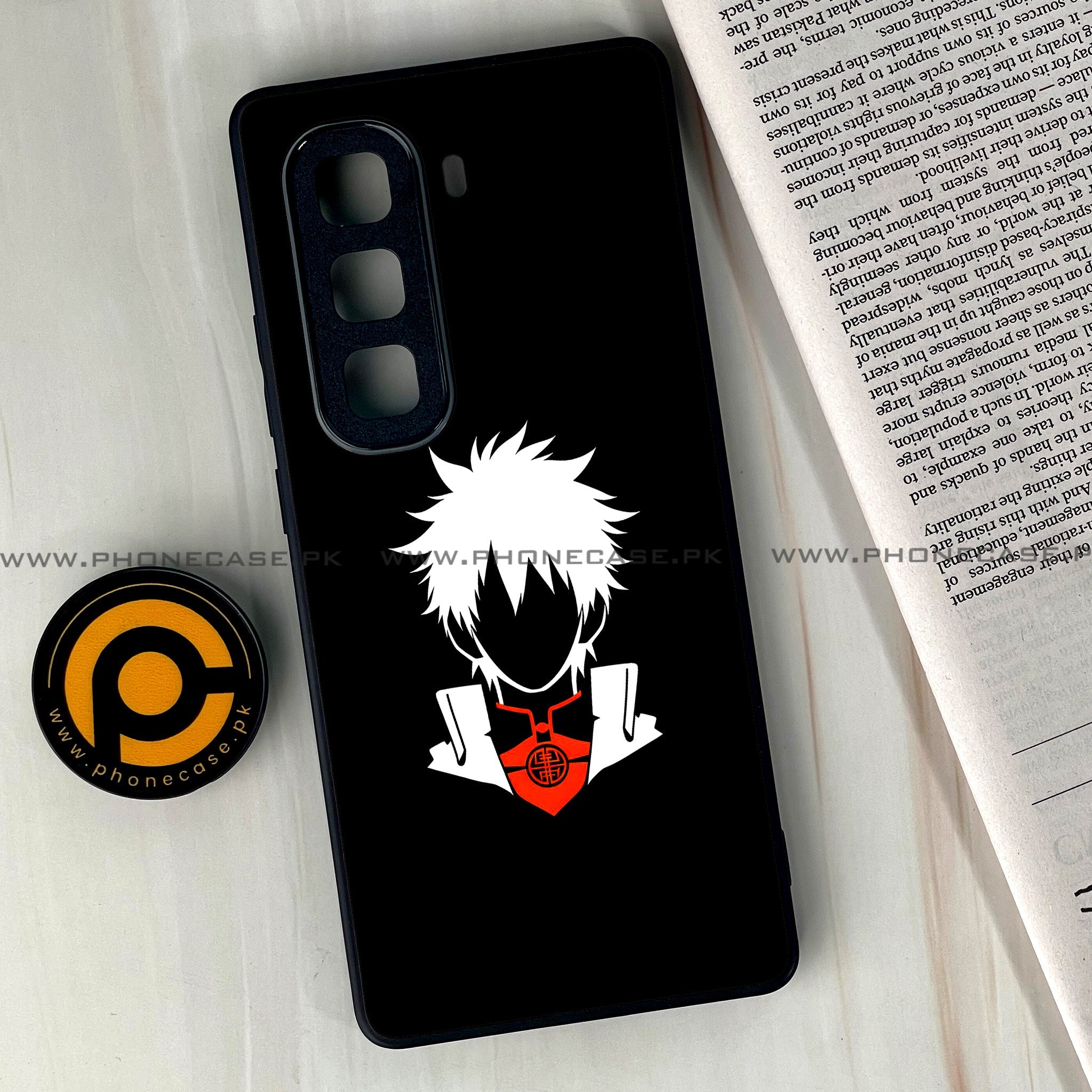 Infinix Hot 60 Pro Plus - Minimalistic Design Series - Premium Metal Printed soft Bumper shock Proof Case