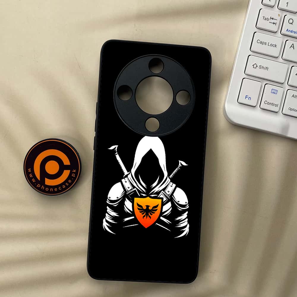 HONOR X9b 5G - Minimalistic Design Series - Premium Metal  Printed soft Bumper shock Proof Case