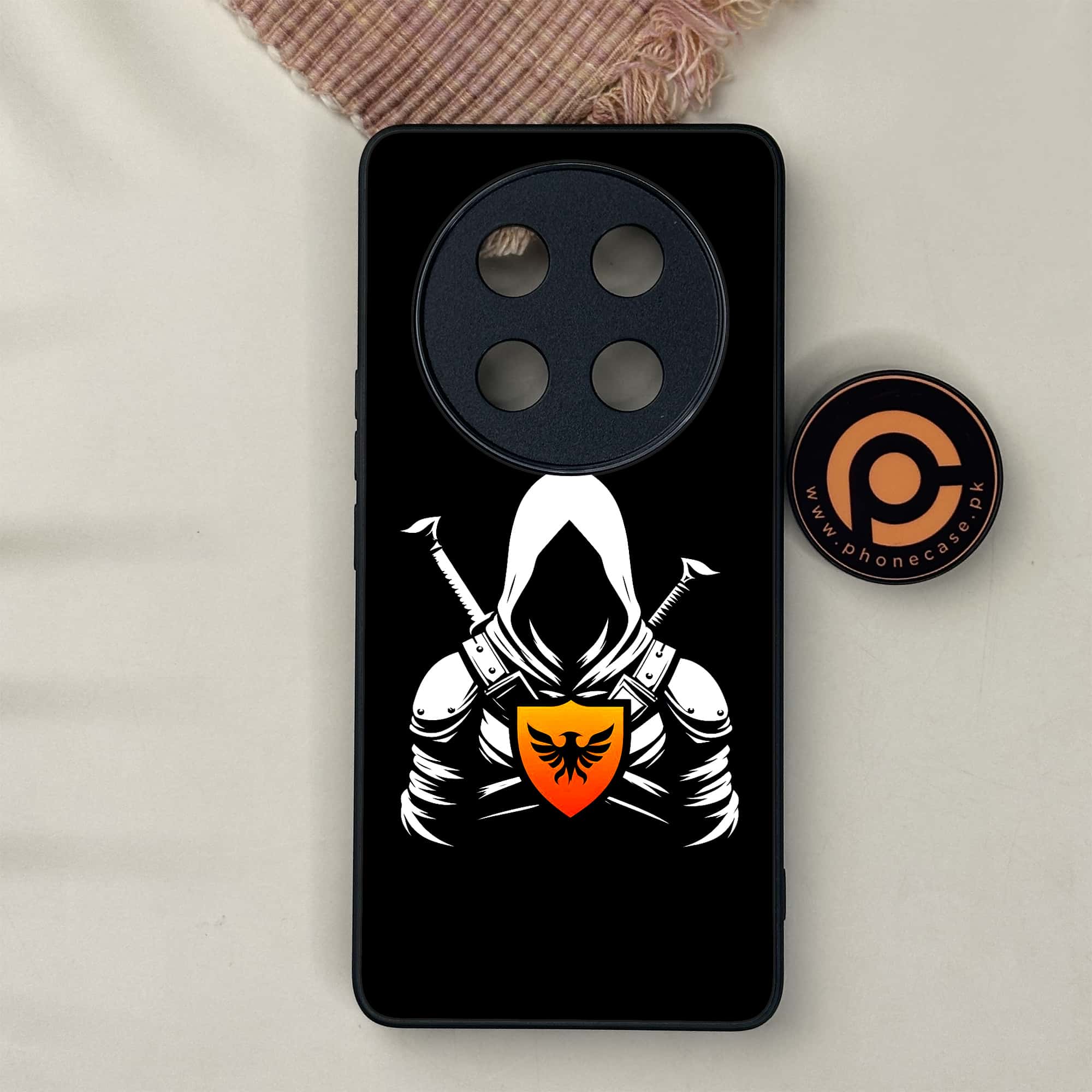 Honor X9c 5G - Minimalistic Design Series - Premium Metal Printed soft Bumper shock Proof Case
