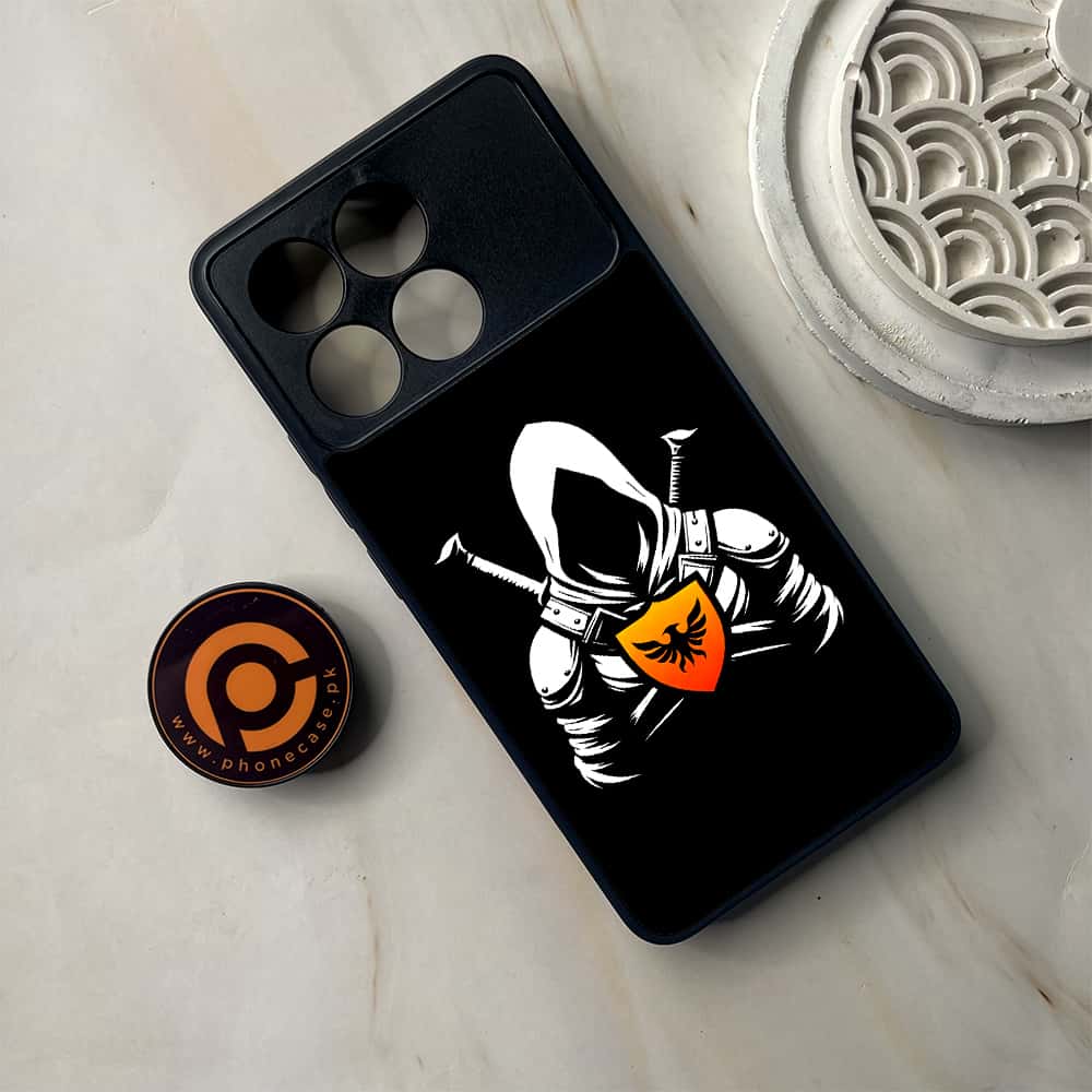 Xiaomi Poco F6 Pro - Minimalistic Design Series - Premium Metal Printed soft Bumper shock Proof Case