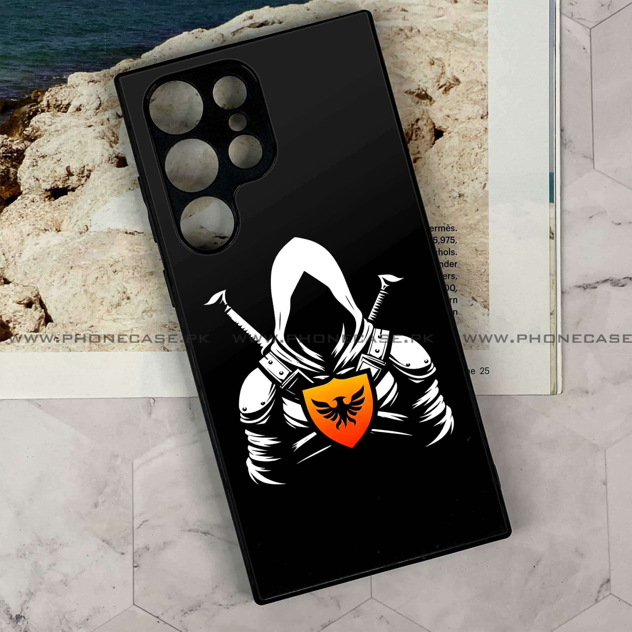 Samsung Galaxy S23 Ultra - Minimalistic Design Series - Premium Metal Printed soft Bumper shock Proof Case