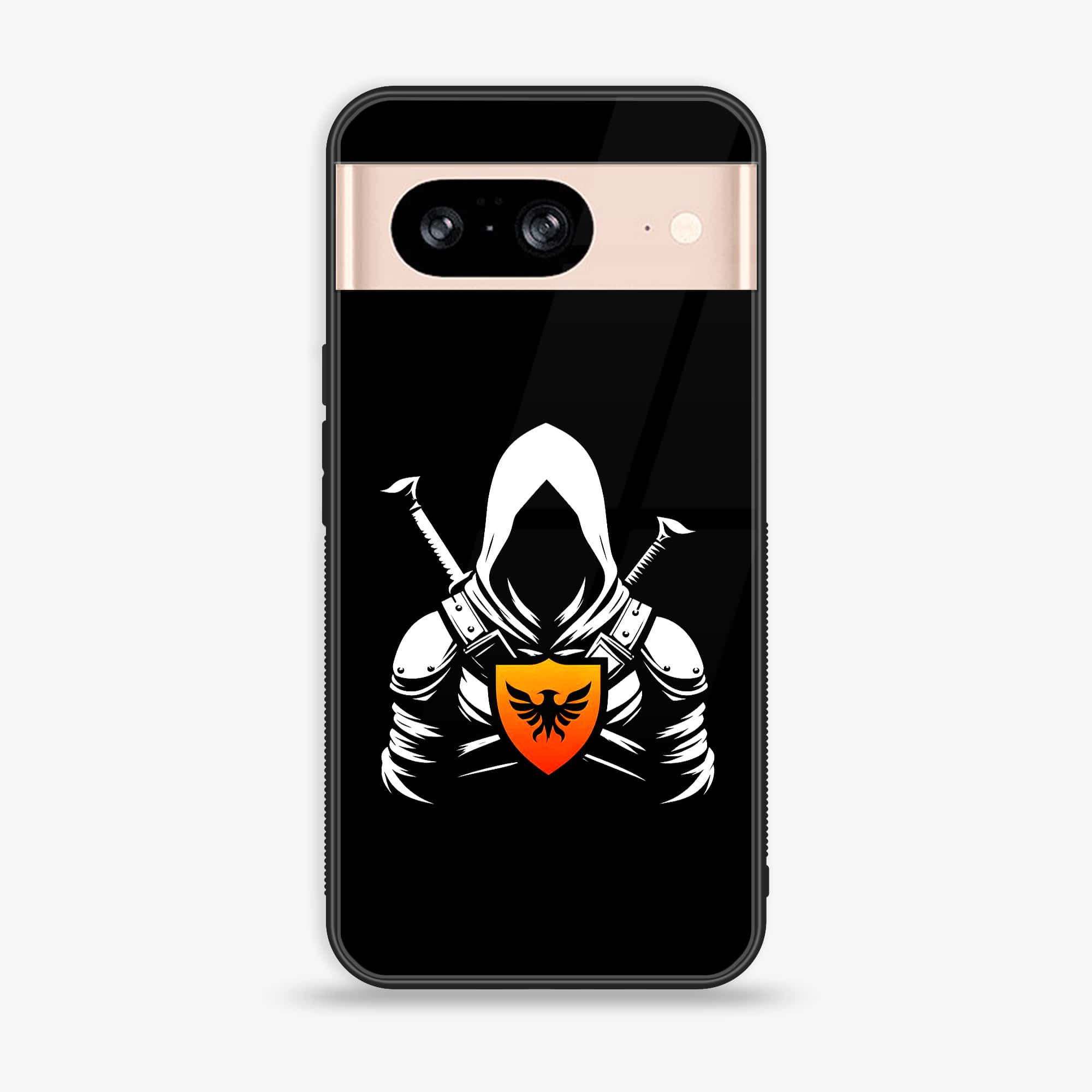 Google Pixel 8 - Minimalistic Design Series - Premium Metal Printed soft Bumper Shock Proof Case