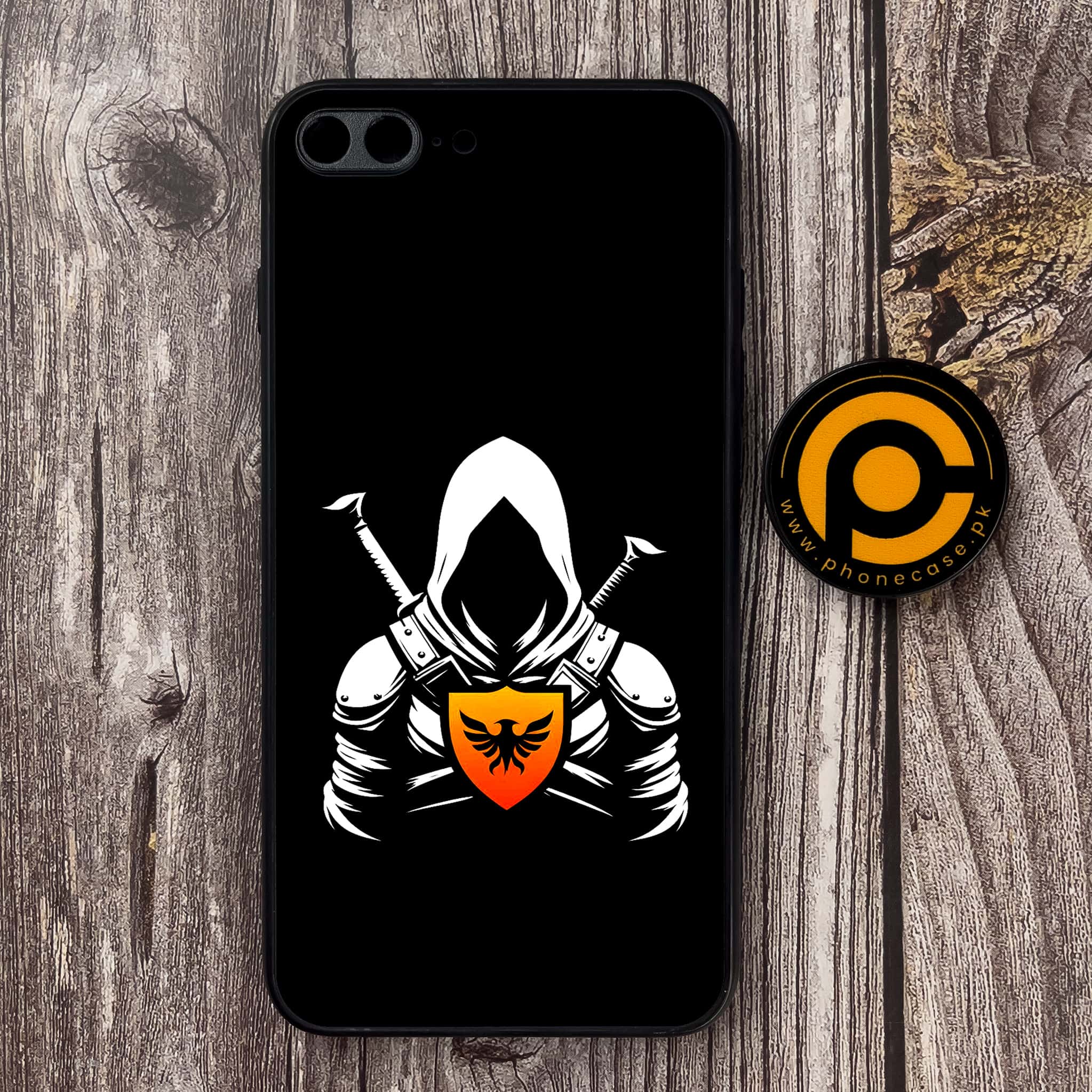iPhone 7 Plus  - Minimalistic Design Series - Premium Metal Printed soft Bumper shock Proof Case